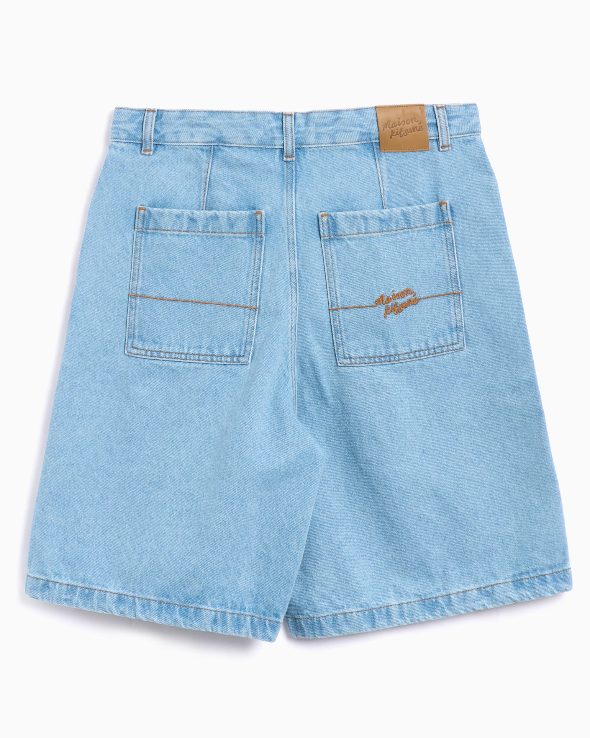 Shorts Maison Kitsuné Maison Kitsuné Workwear Men's Denim Shorts Men's Shorts - OM01403WD4009-0203