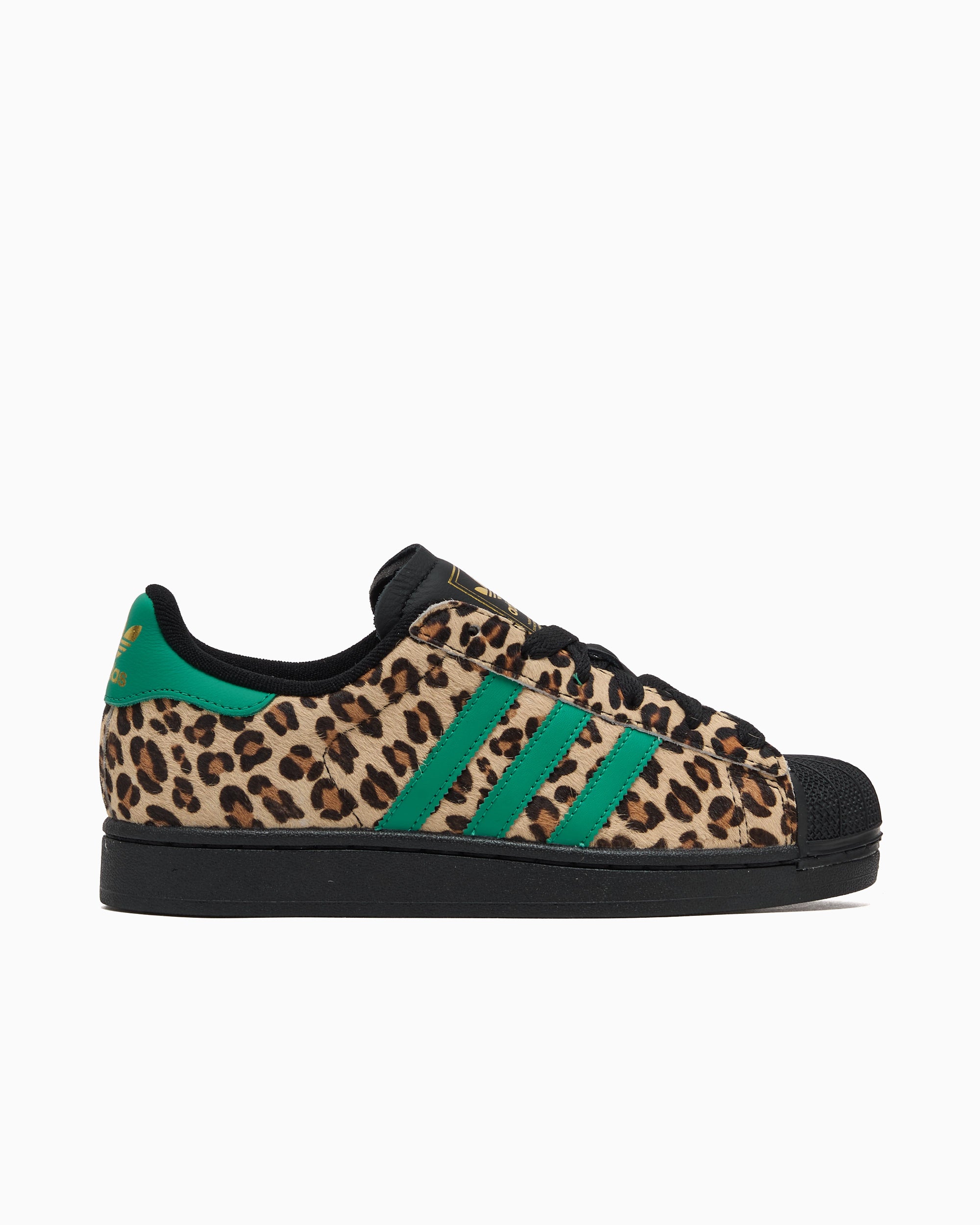 Sneakers adidas Originals Women's Superstar II "Black Green Leopard" - JP8165