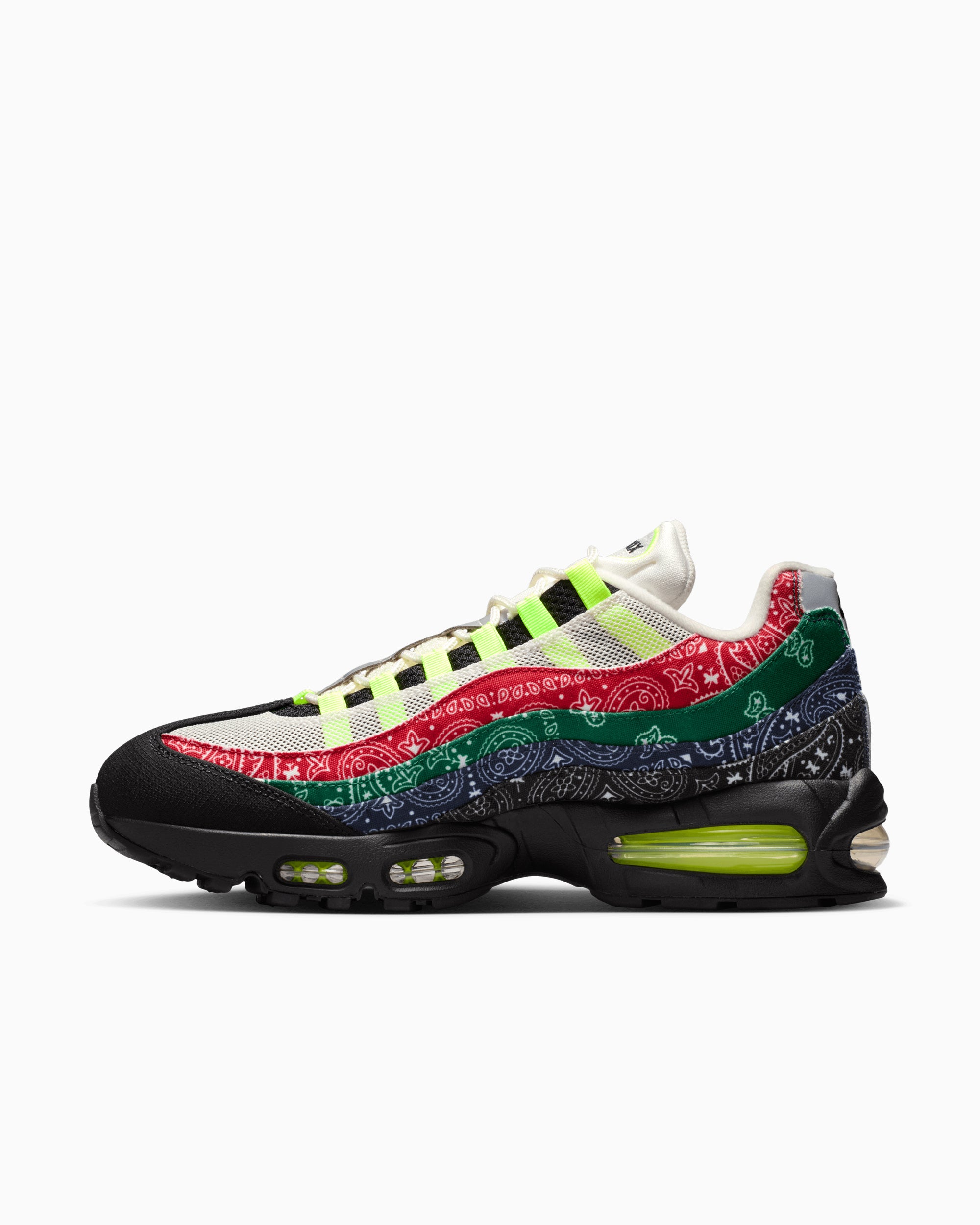 Sneakers Nike Air Max 95 SP Big Bubble "Paisley Neon" - IQ0620-100