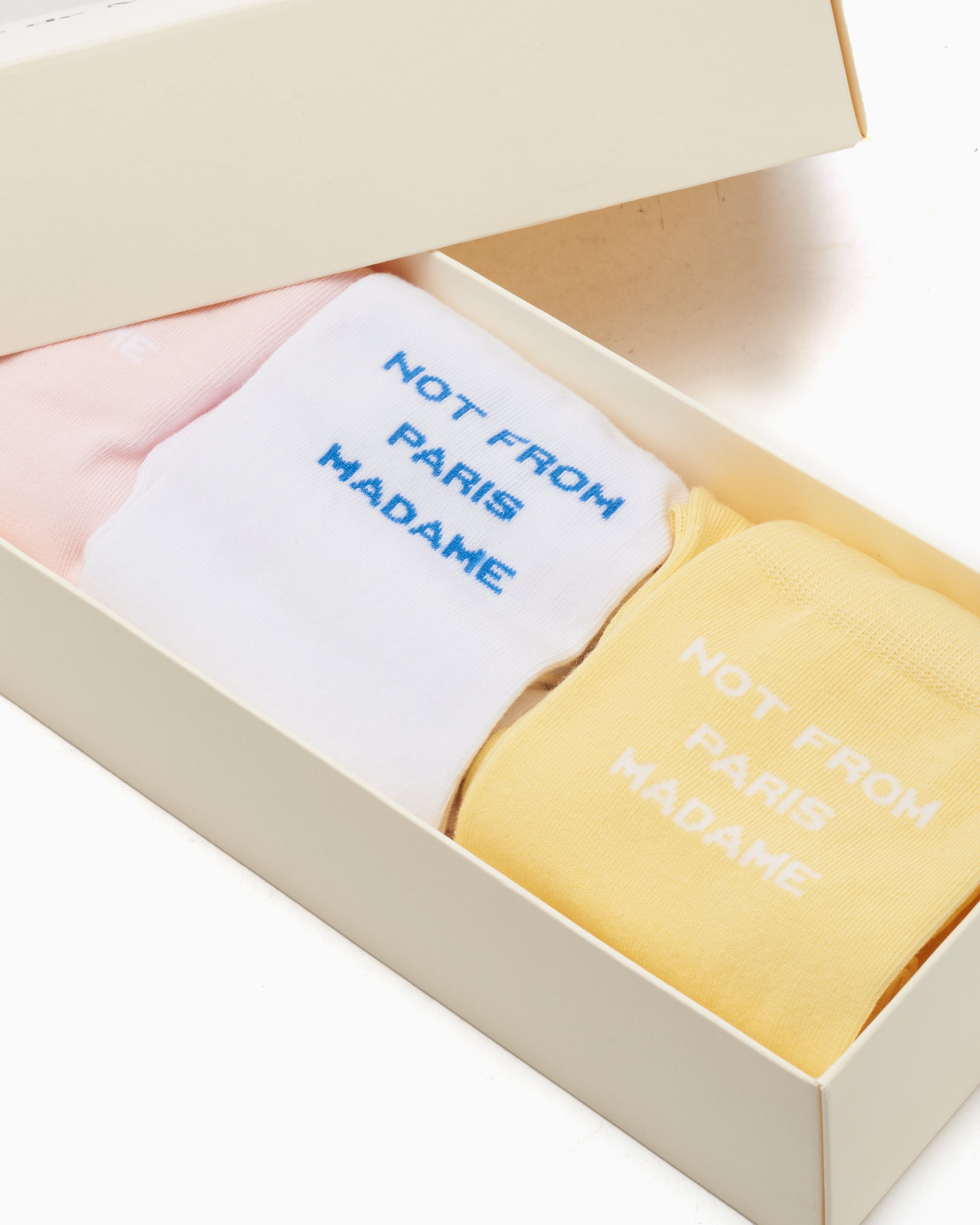 Socks Drôle de Monsieur Not From Paris Madame Unisex Socks Unisex Socks - SK101-CO024-MC