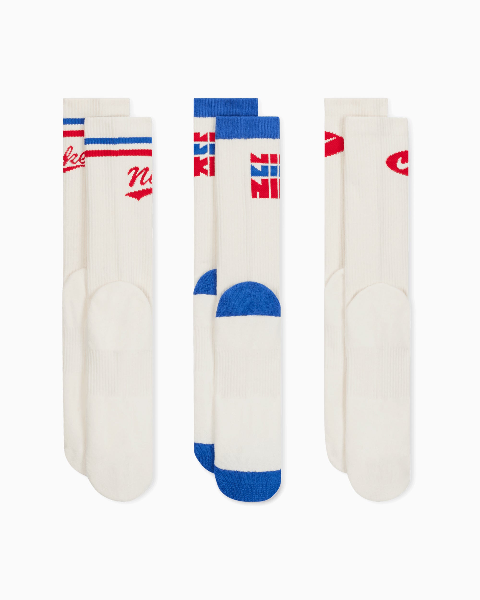 Socks Nike Sportswear Everyday Plus Crew Unisex Socks (3 pack) - HJ9336-901