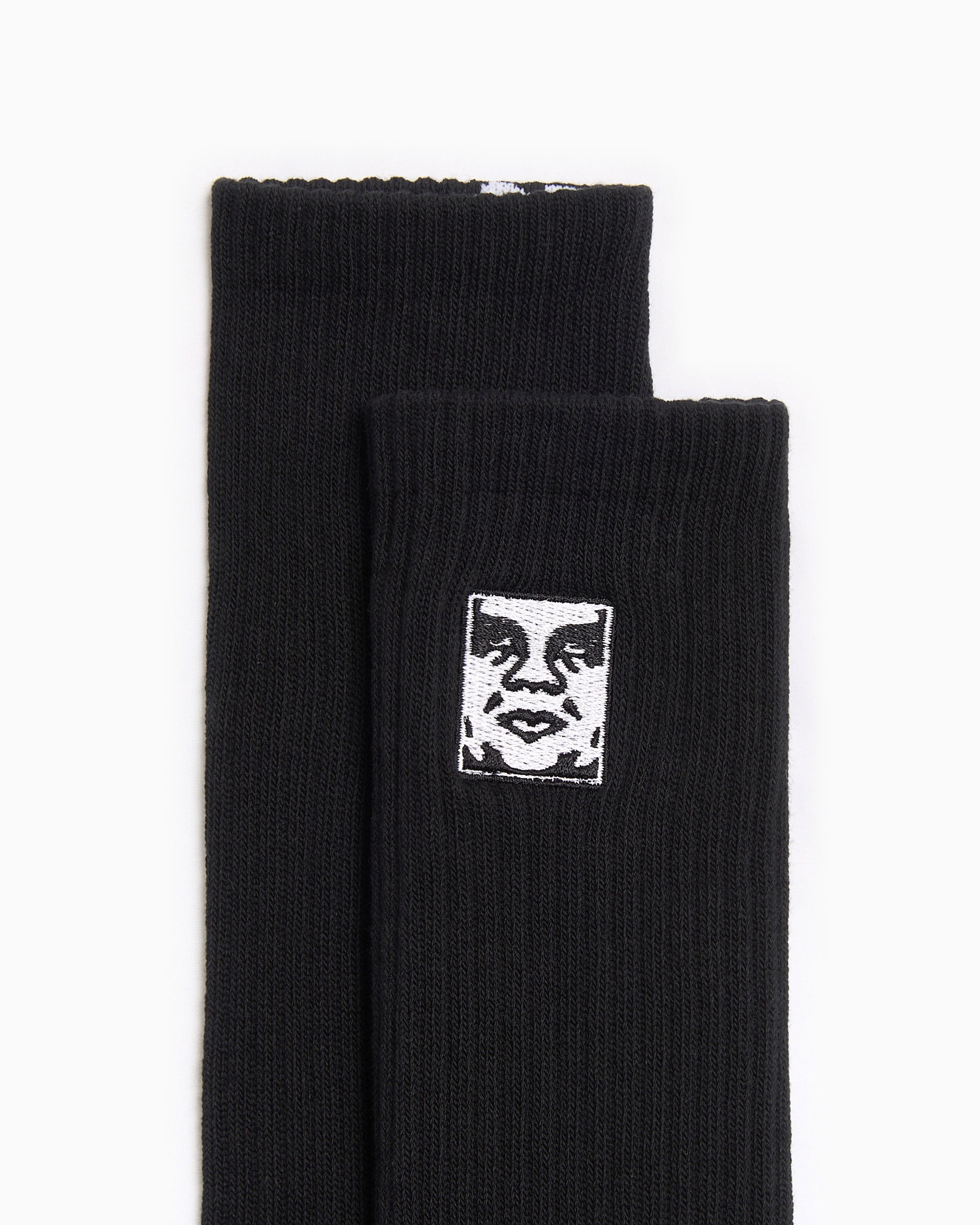 Socks OBEY Clothing Icon Face Unisex Socks - 100260193-BLK