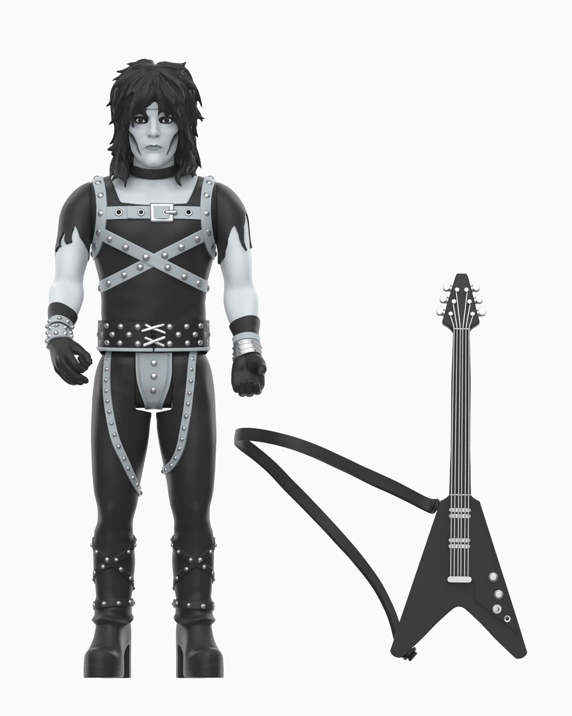  Super7 ReAction Figure Motley Crue Mick Mars Shout At The Devil - S7MMCMMSATDBW