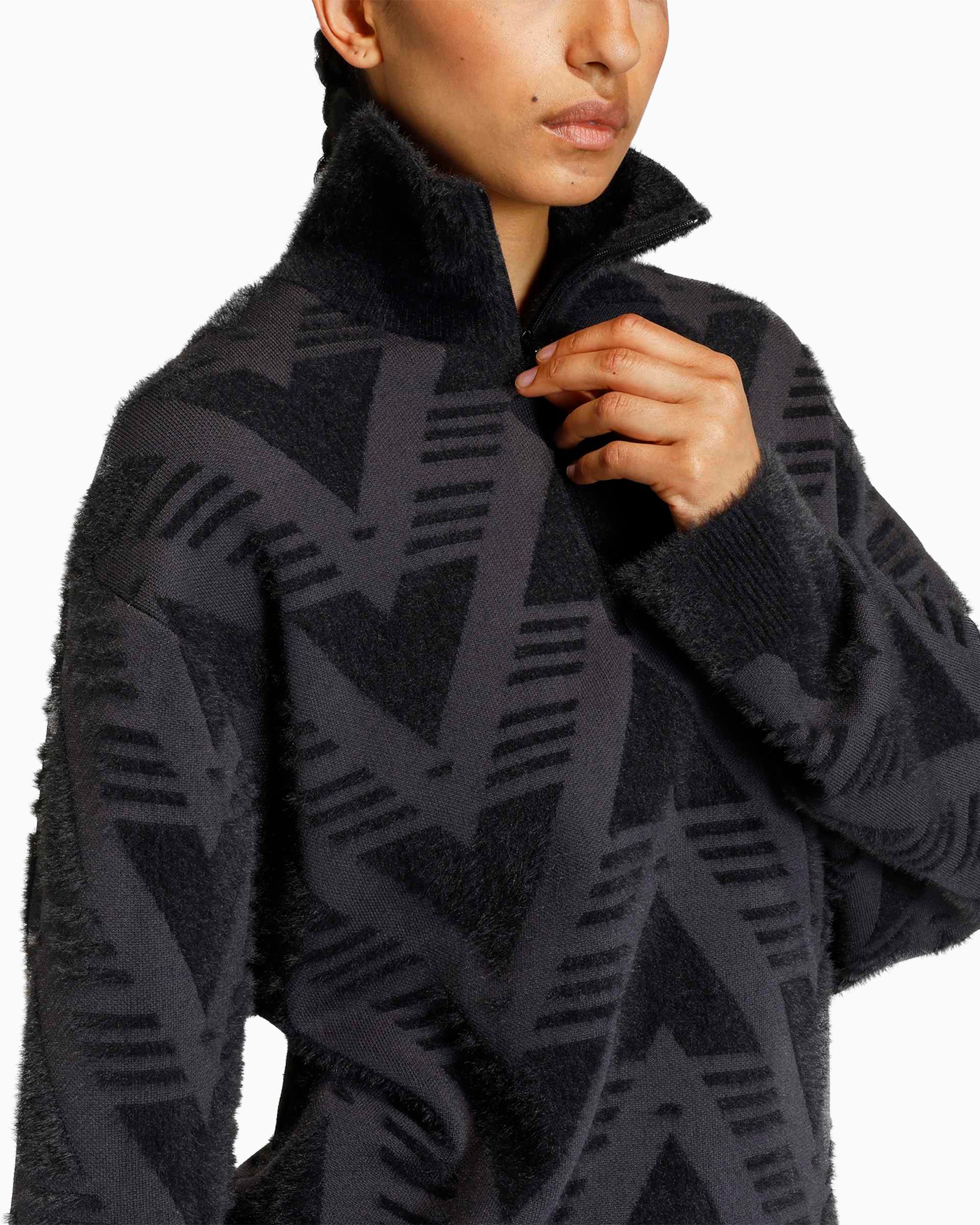 Sweaters adidas Originals Knitted Half-Zipped Relaxed Women's Sweater - KD2427