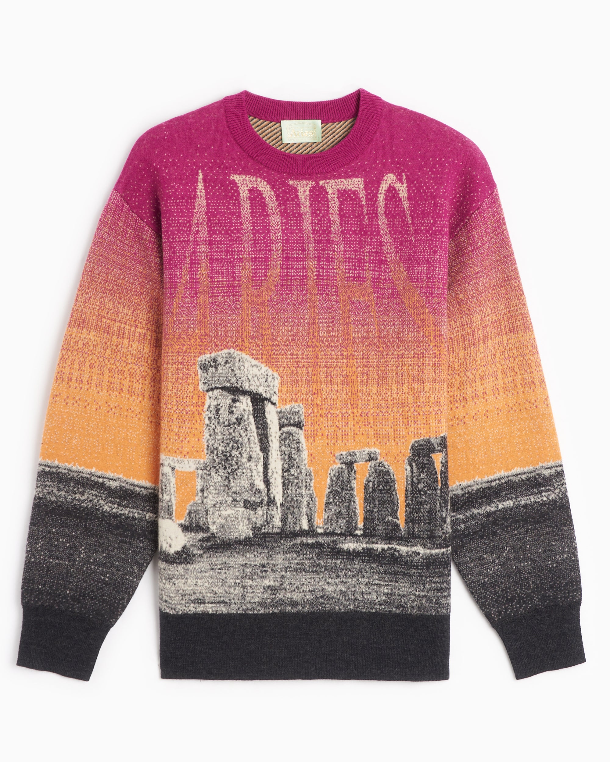 Sweaters Aries Henge Unisex Knit Sweater Unisex Sweater - FUAR20040-MLT