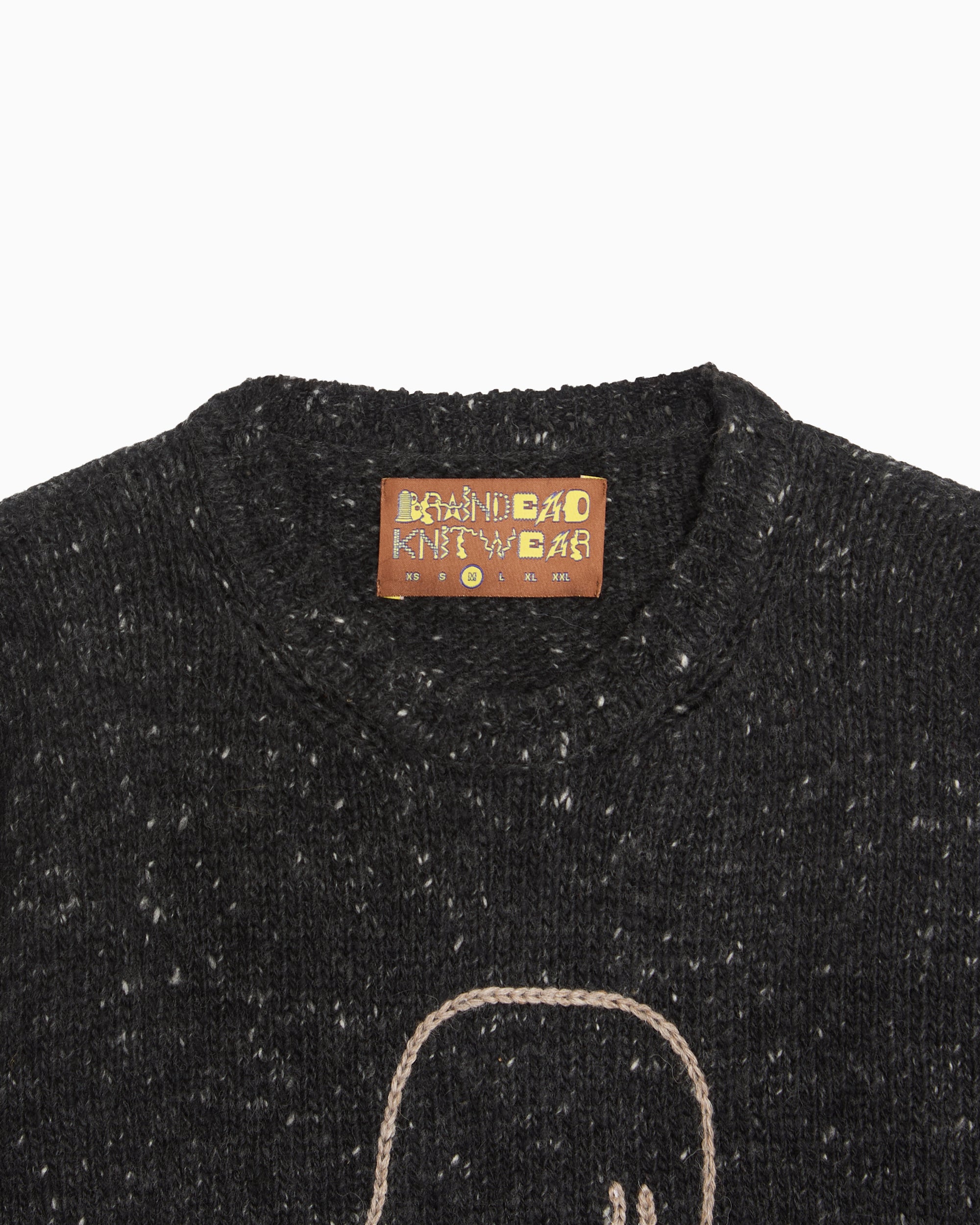 Sweaters Brain Dead Logohead Men's Sweater - BDP26O12004979BK03