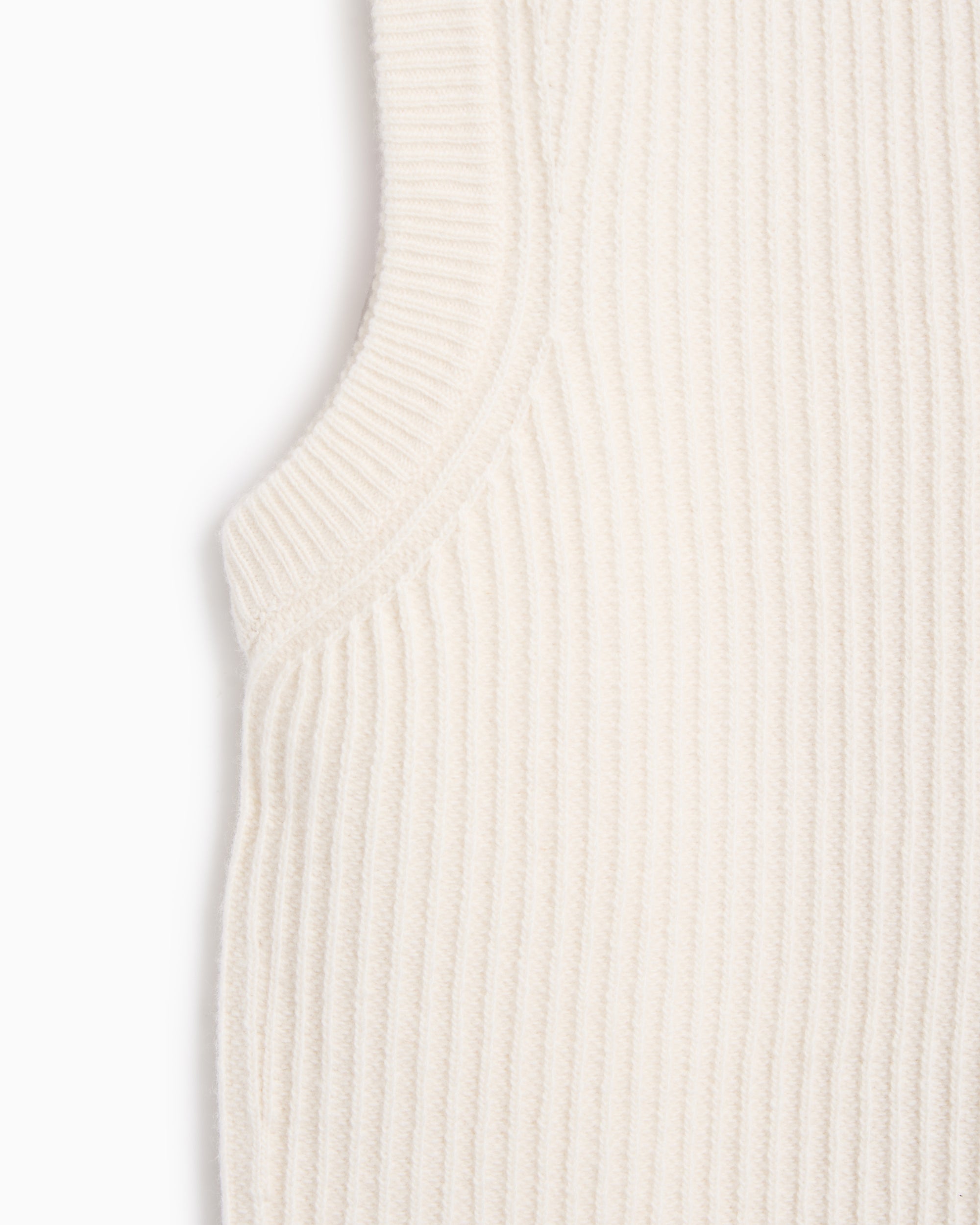 Sweaters Maison Kitsuné Fox Head Logo Ribbed Vest Men's Sweater - PM00810KT1149-P700