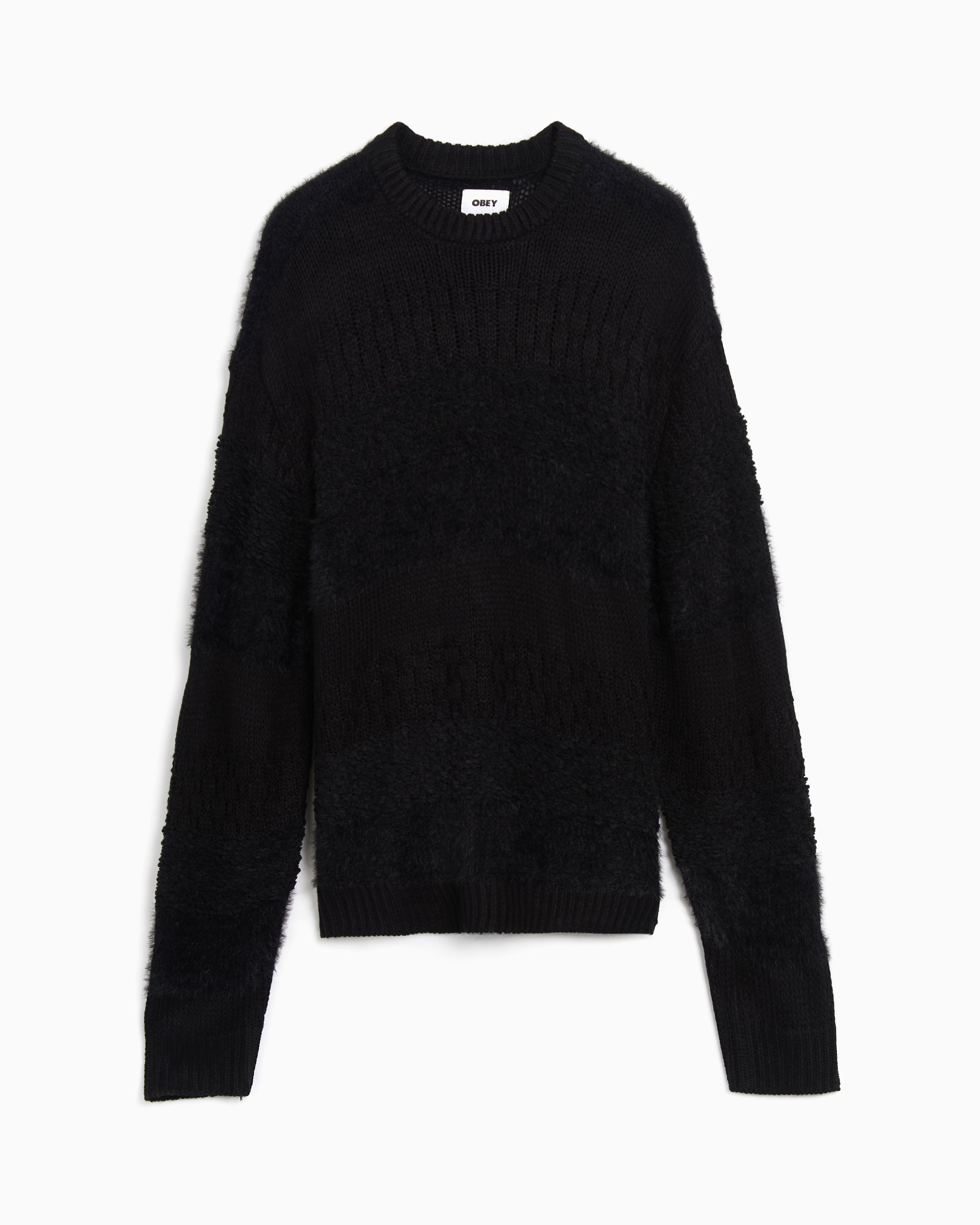 Sweaters OBEY Clothing Charles Men's Sweater Men's Sweater - 151000092-BKM