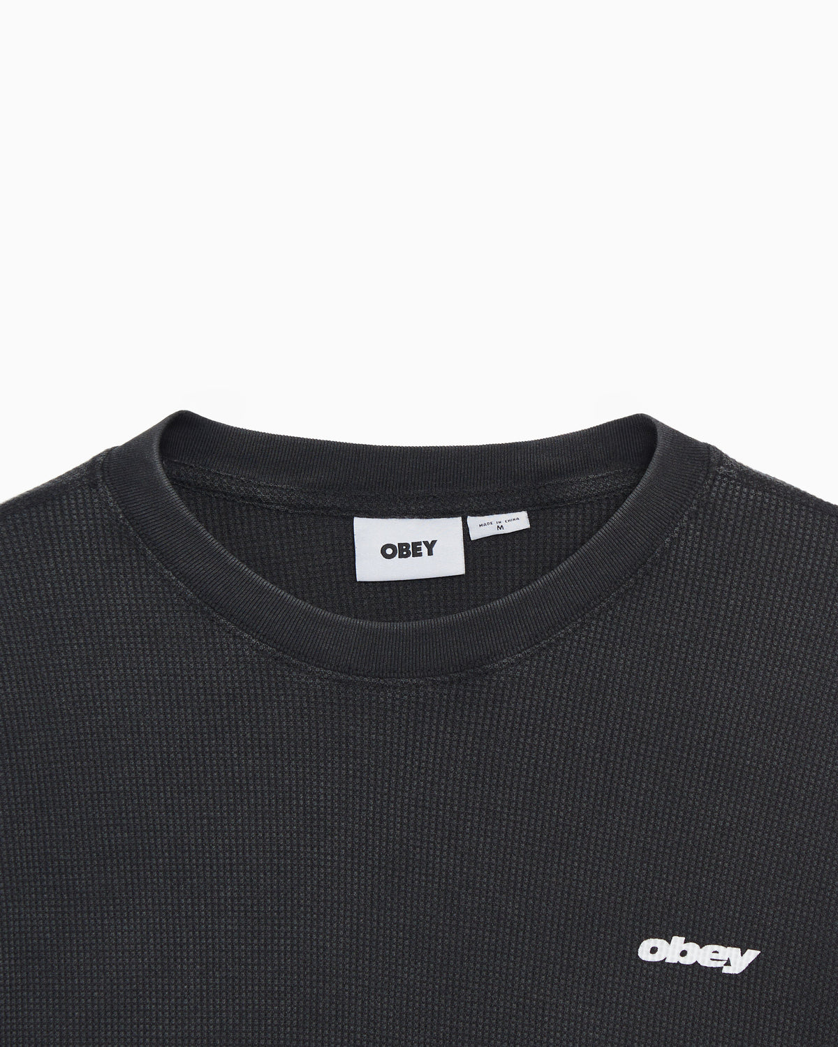 Sweaters OBEY Clothing League Thermal Logo Relaxed Men's Sweater - 131030147-DUBL