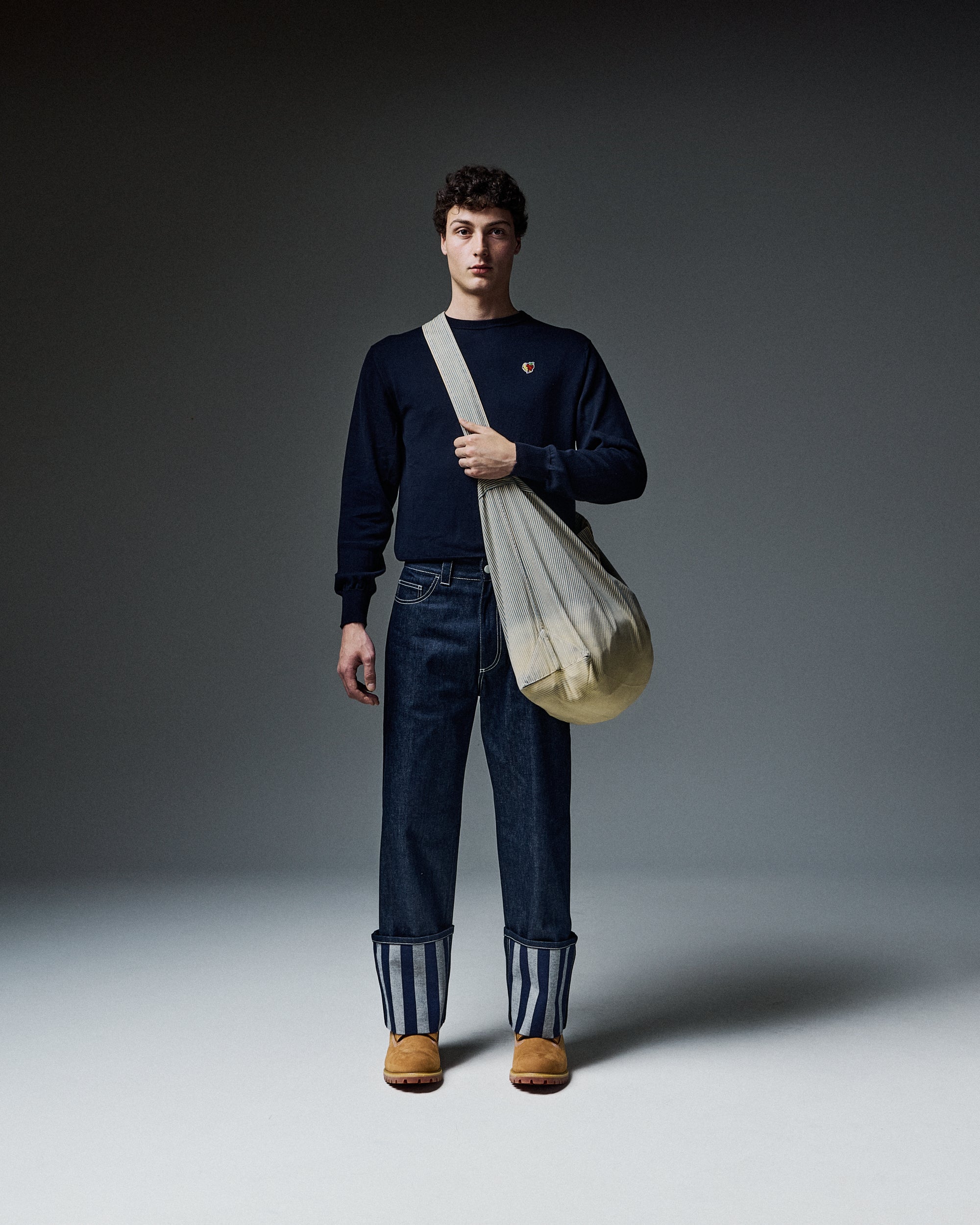 Sweaters Sky High Farm Workwear Perennial Logo Unisex Knit Sweater Unisex Sweater - SHF05N031-1