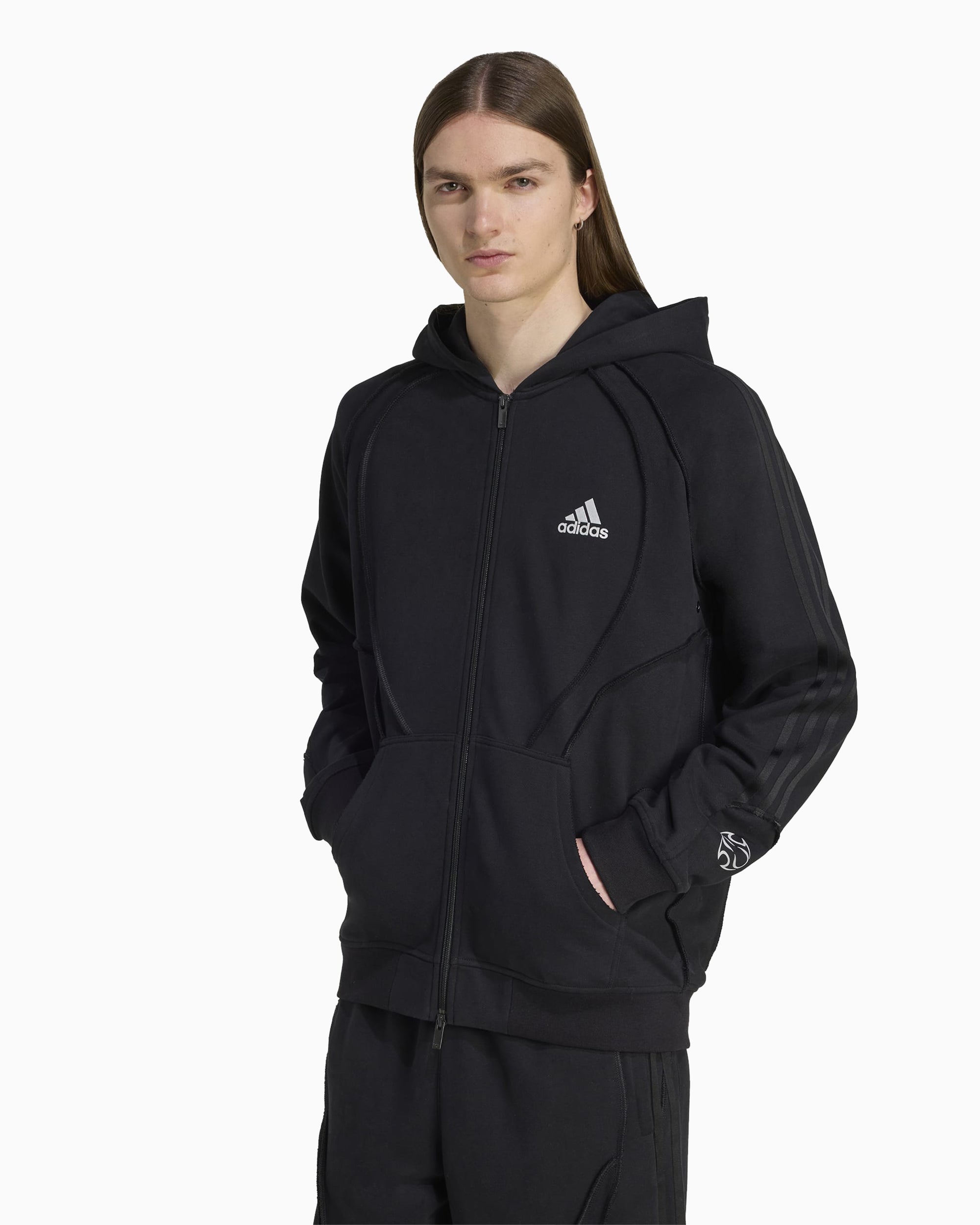 Sweatshirts adidas Adilenium Adilenium Teamgeist Relaxed Men's Zip-Up Sweatshirt - KF8527