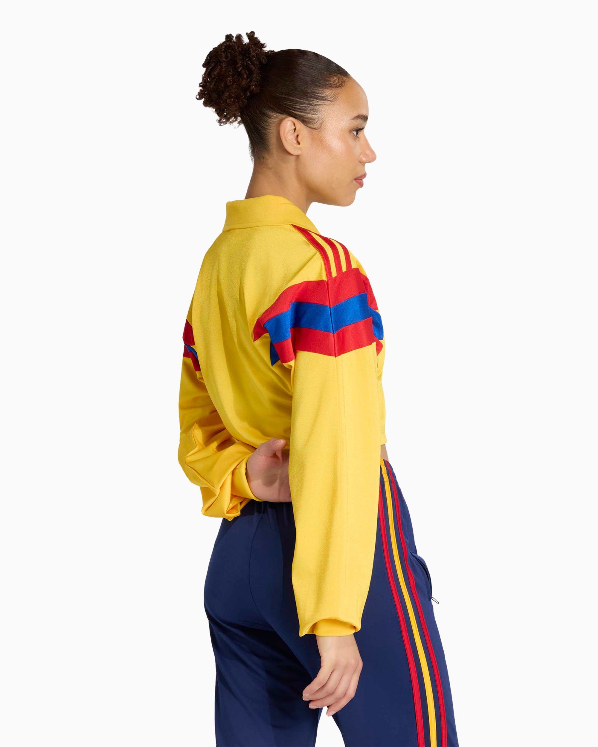 Sweatshirts adidas Originals Colombia Reconstructed Crop Women's Sweatshirt - KE2299