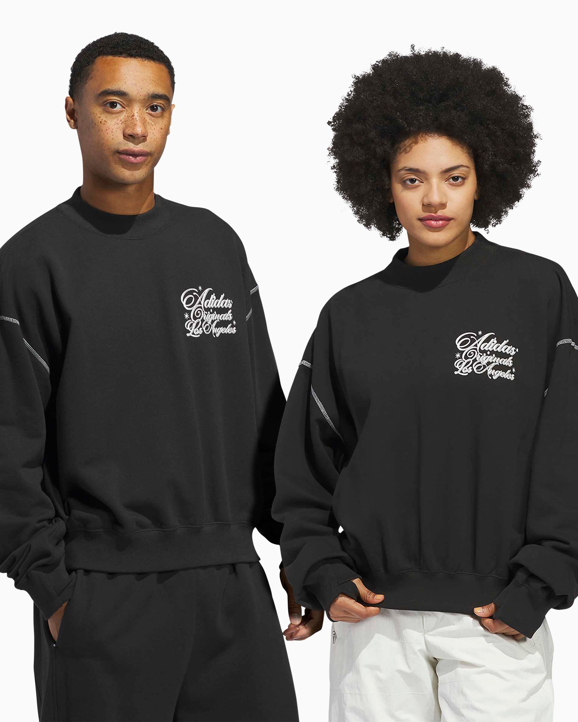 Sweatshirts adidas Originals Los Angeles Santa Monica Oversize Unisex Sweatshirt - JX6129