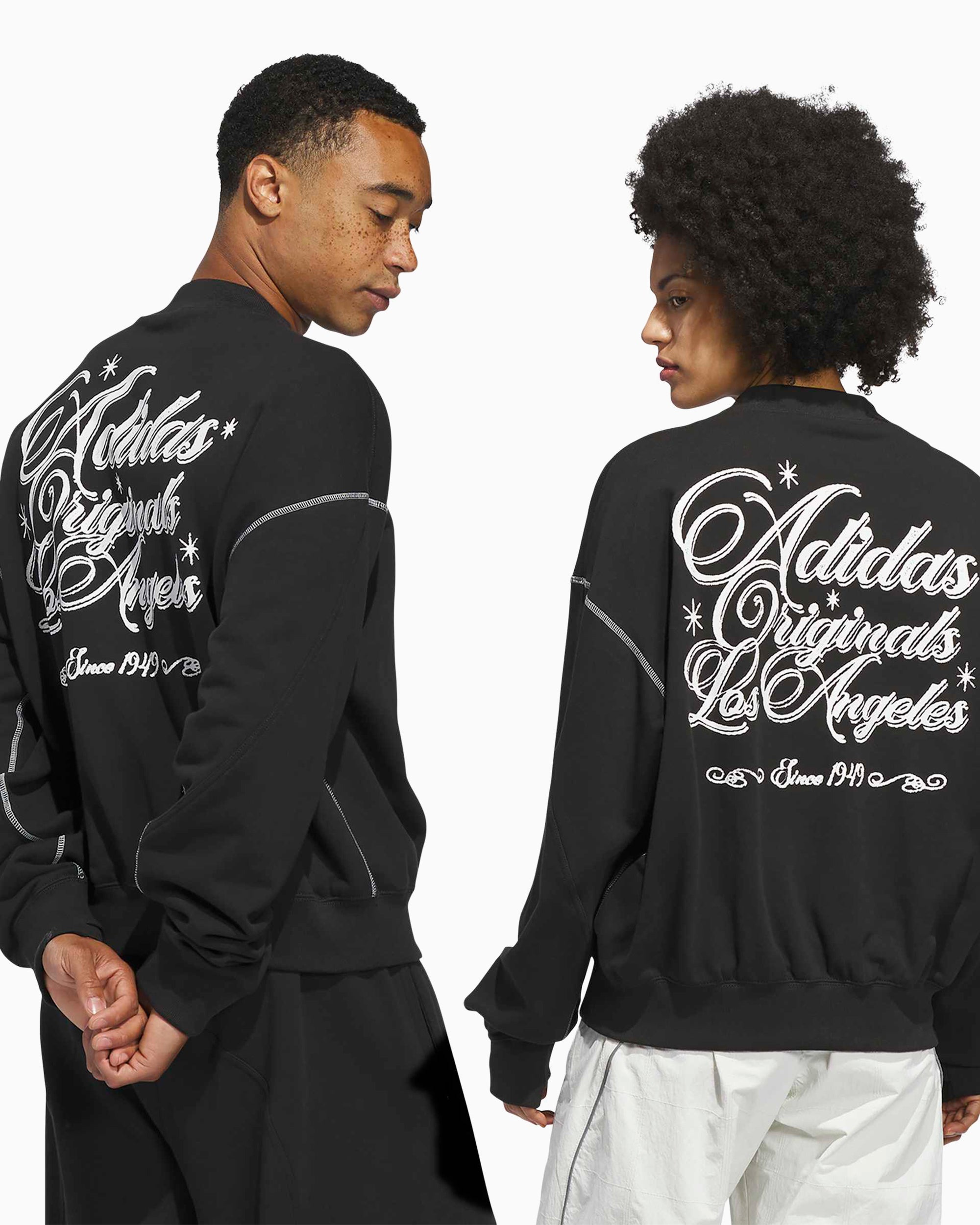 Sweatshirts adidas Originals Los Angeles Santa Monica Oversize Unisex Sweatshirt - JX6129