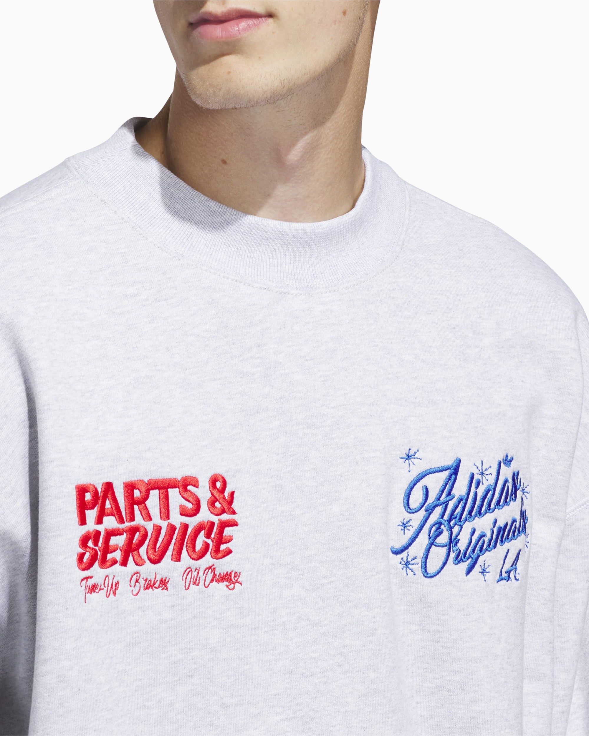 Sweatshirts adidas Originals Santa Monica Crop Unisex Sweatshirt - JX3805