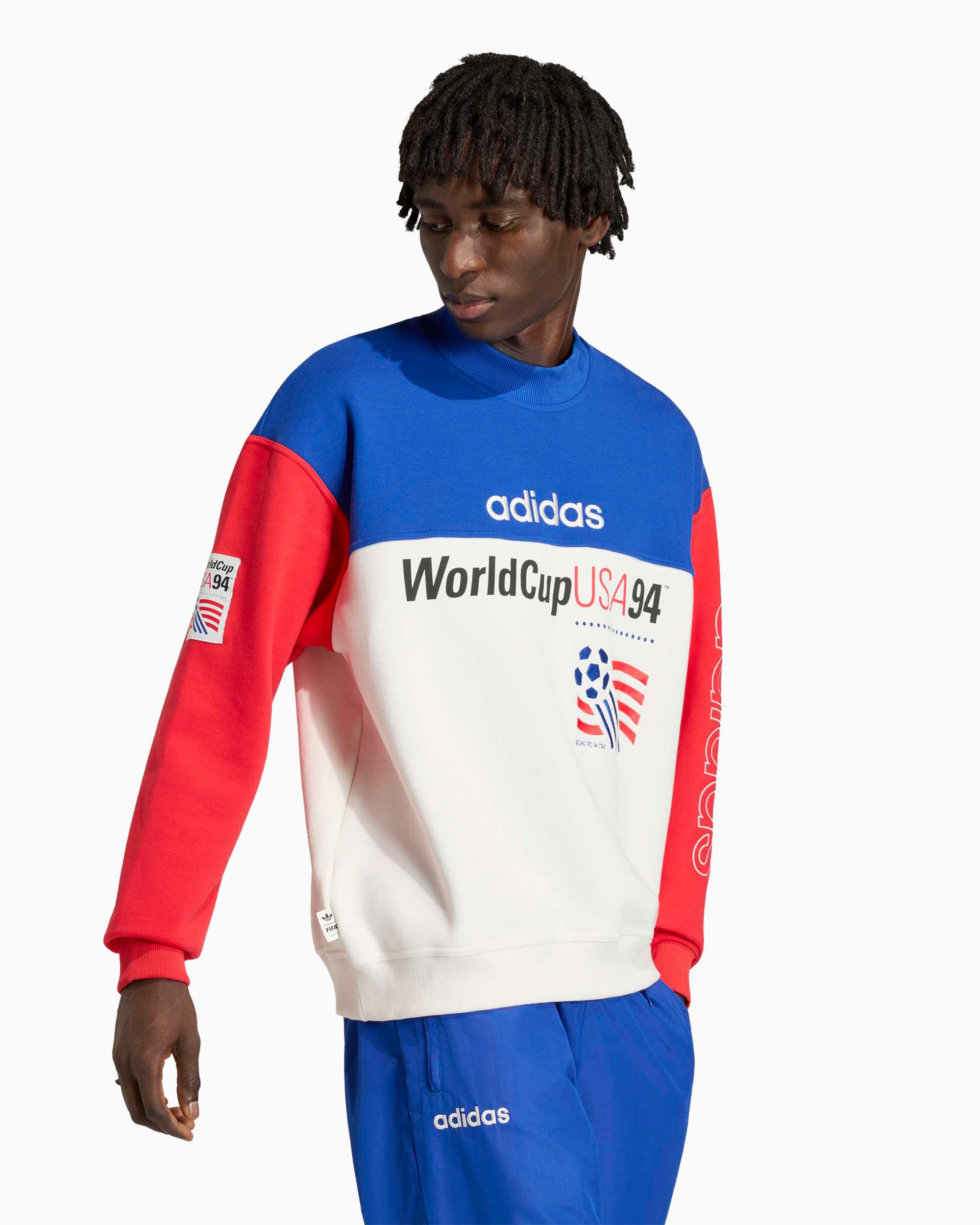 さー Sweatshirt com gráfico Relaxed adidas Originals World Cup USA94 para h