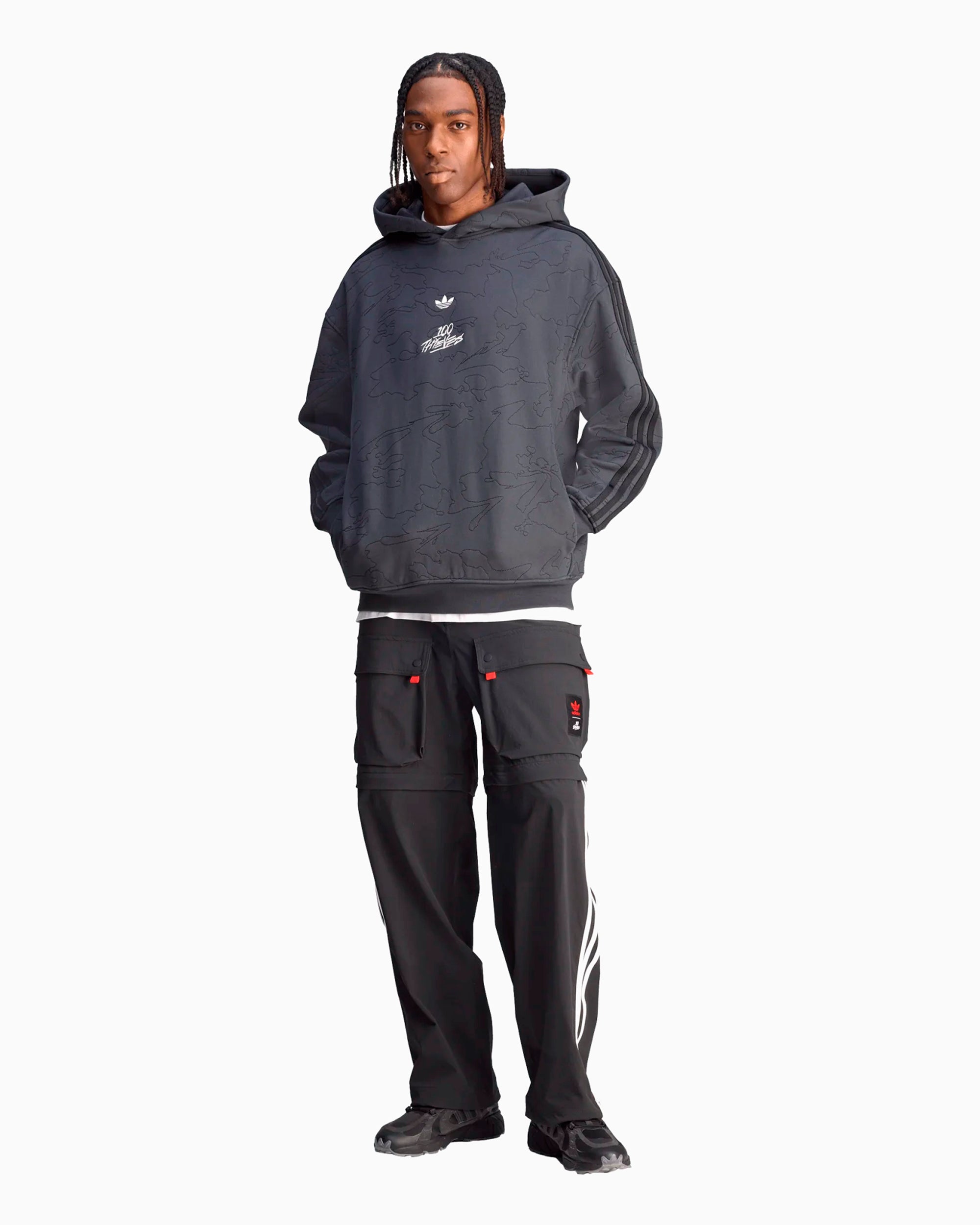 Sweatshirts adidas Originals x 100 Thieves Men's Hoodie - JM3258