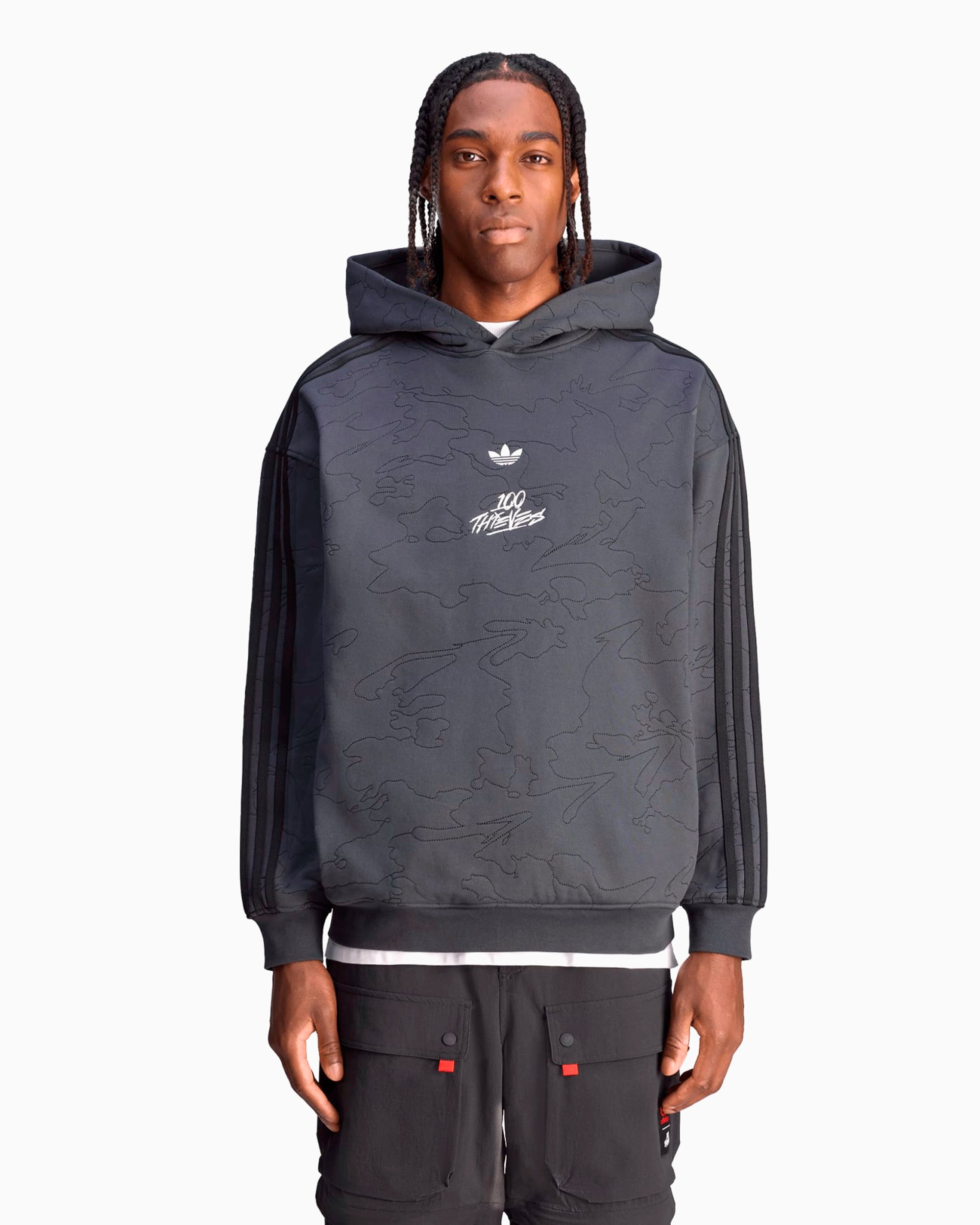 Sweatshirts adidas Originals x 100 Thieves Men's Hoodie - JM3258