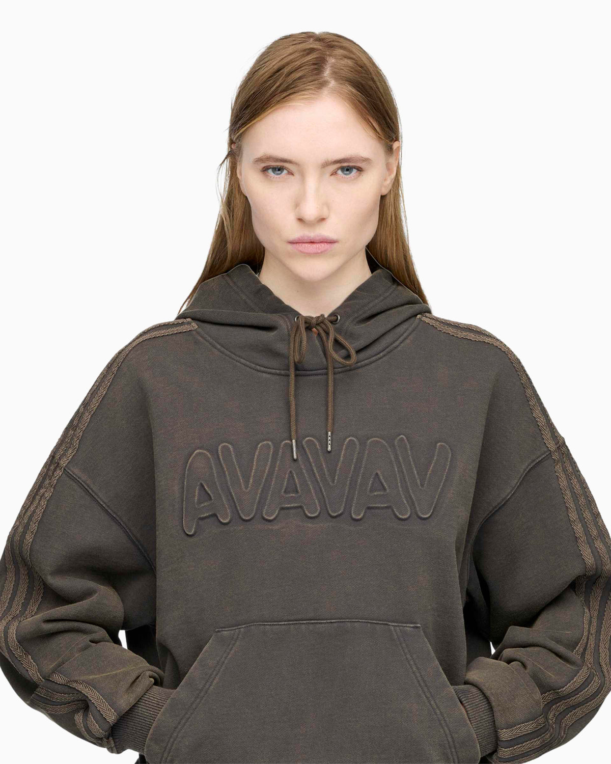 Hoodie com logótipo Oversize adidas Originals x AVAVAV Shoulderless pa