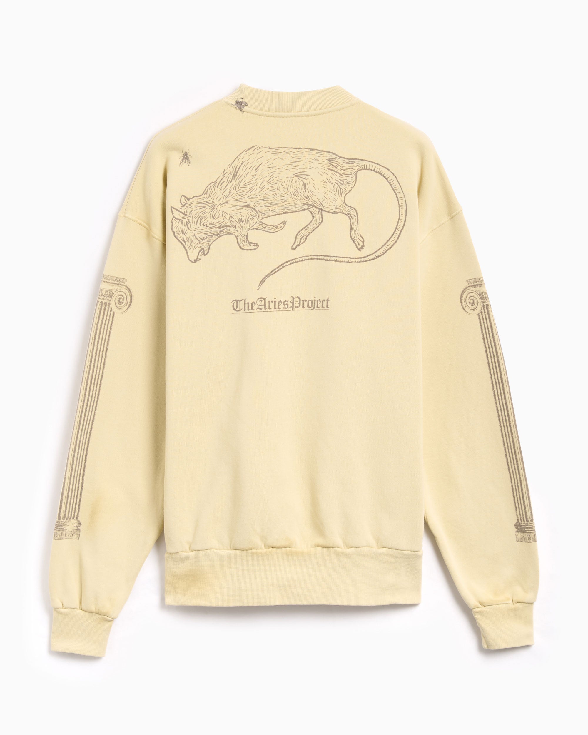 Sweatshirts Aries Aged Hardcore Men's Sweatshirt Men's Sweatshirt - SUAR20005X-BGE