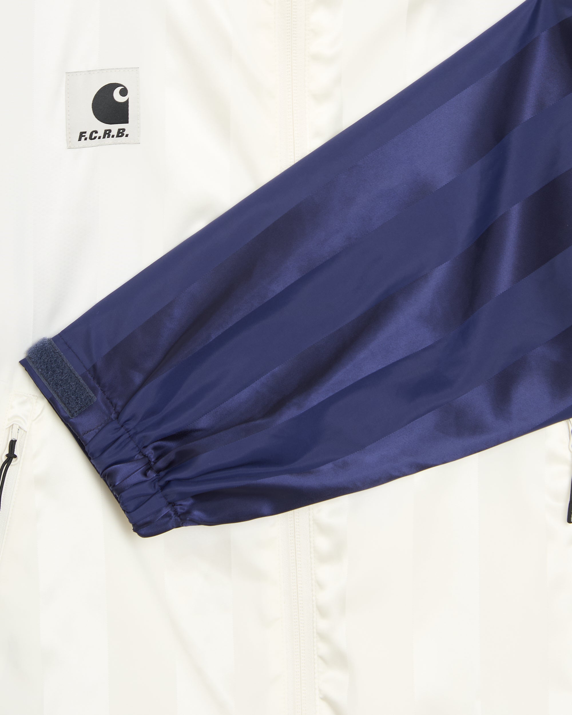 Sweatshirts Carhartt WIP x F.C. Real Bristol Warm Up Striped Unisex Zip-Up Sweatshirt - A261046-02XX