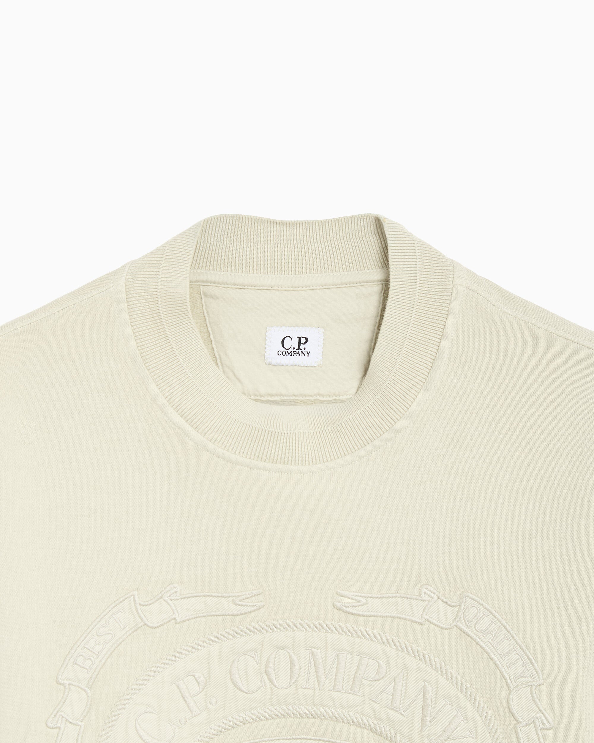 Sweatshirts CP Company Logo Embroidered Men's Sweatshirt - 21CMSS174A006453O-120
