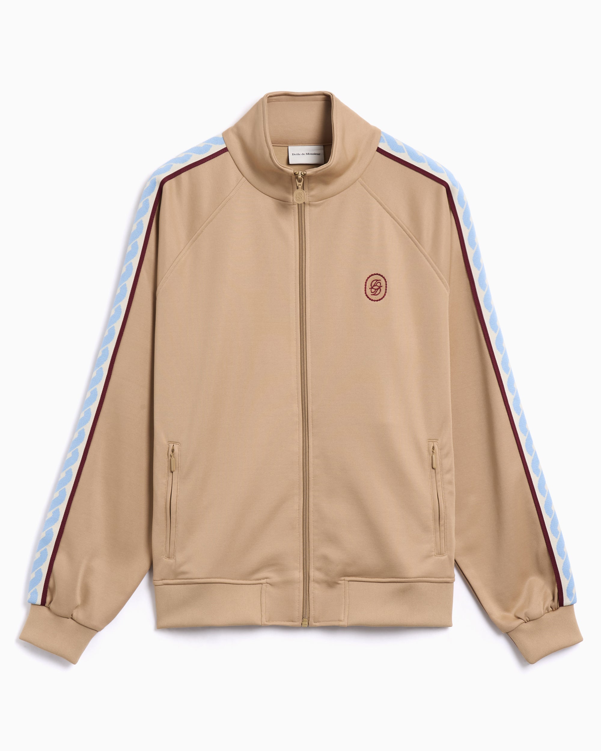 Sweatshirts Drôle de Monsieur Men's Zip-Up Sweatshirt - SJ007-PL135-DBG