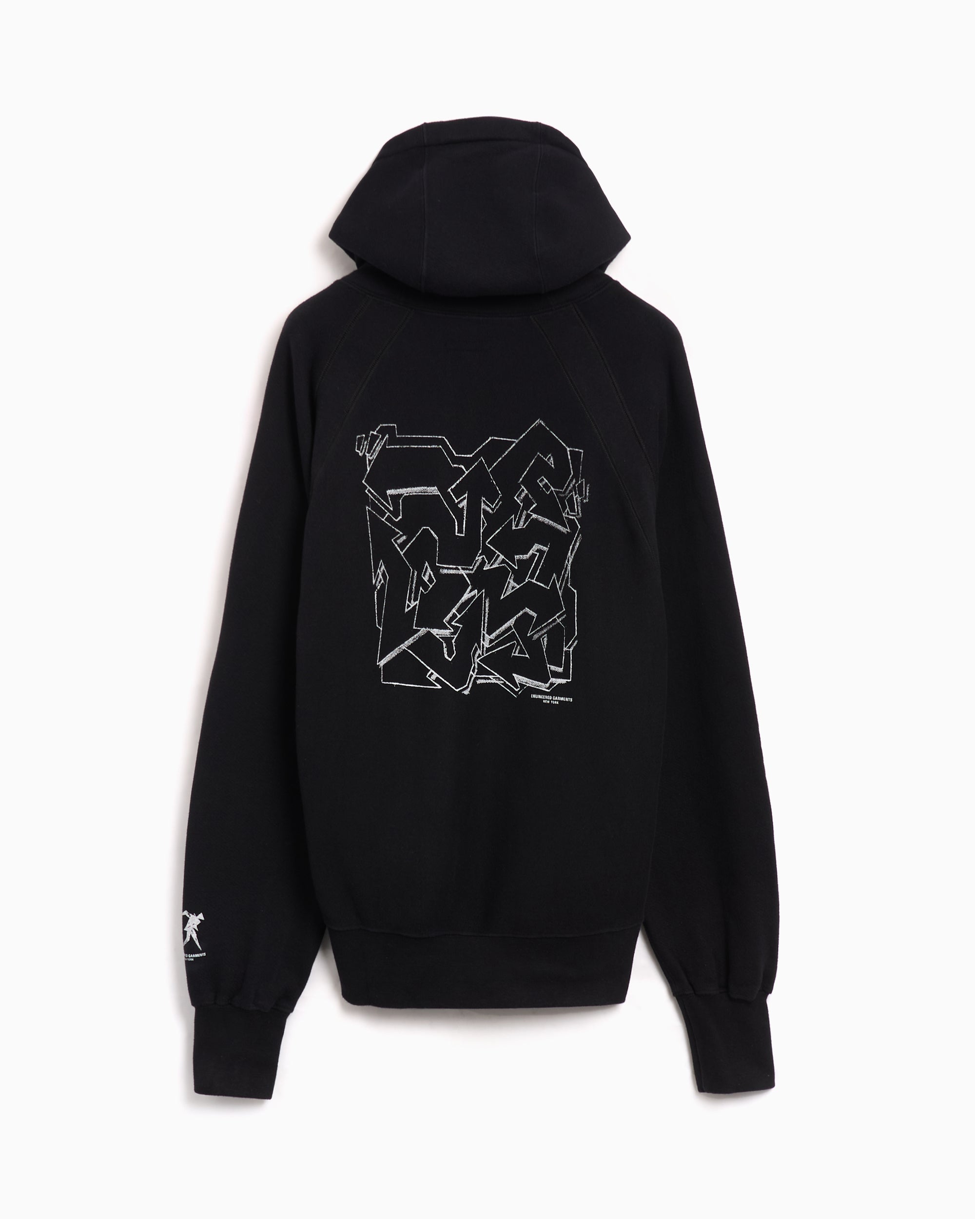 Sweatshirts Engineered Garments Printed Raglan Men's Hoodie Men's Hoodie - 24F1B021A-NP155