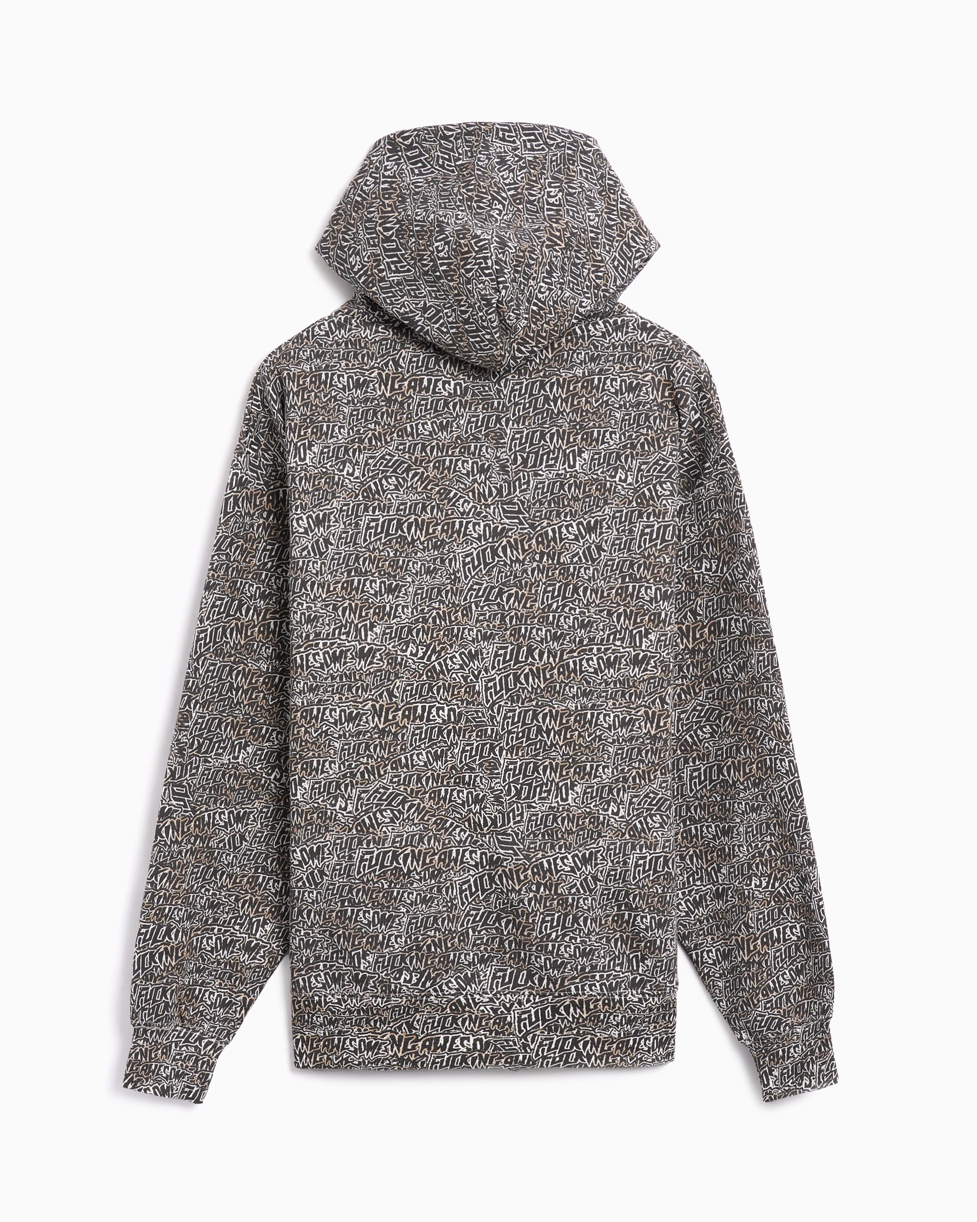 Sweatshirts Fucking Awesome Burnt Sticker Stamp Men's Zip-Up Sweatshirt - PN25320