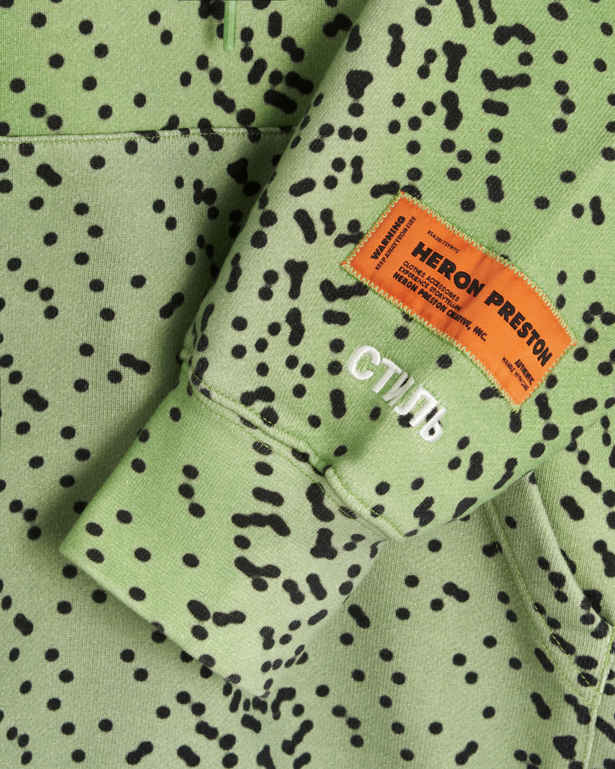 Sweatshirts Heron Preston Dots H.Trading Men's Hoodie Men's Hoodie - HMBB017F21JER0055555