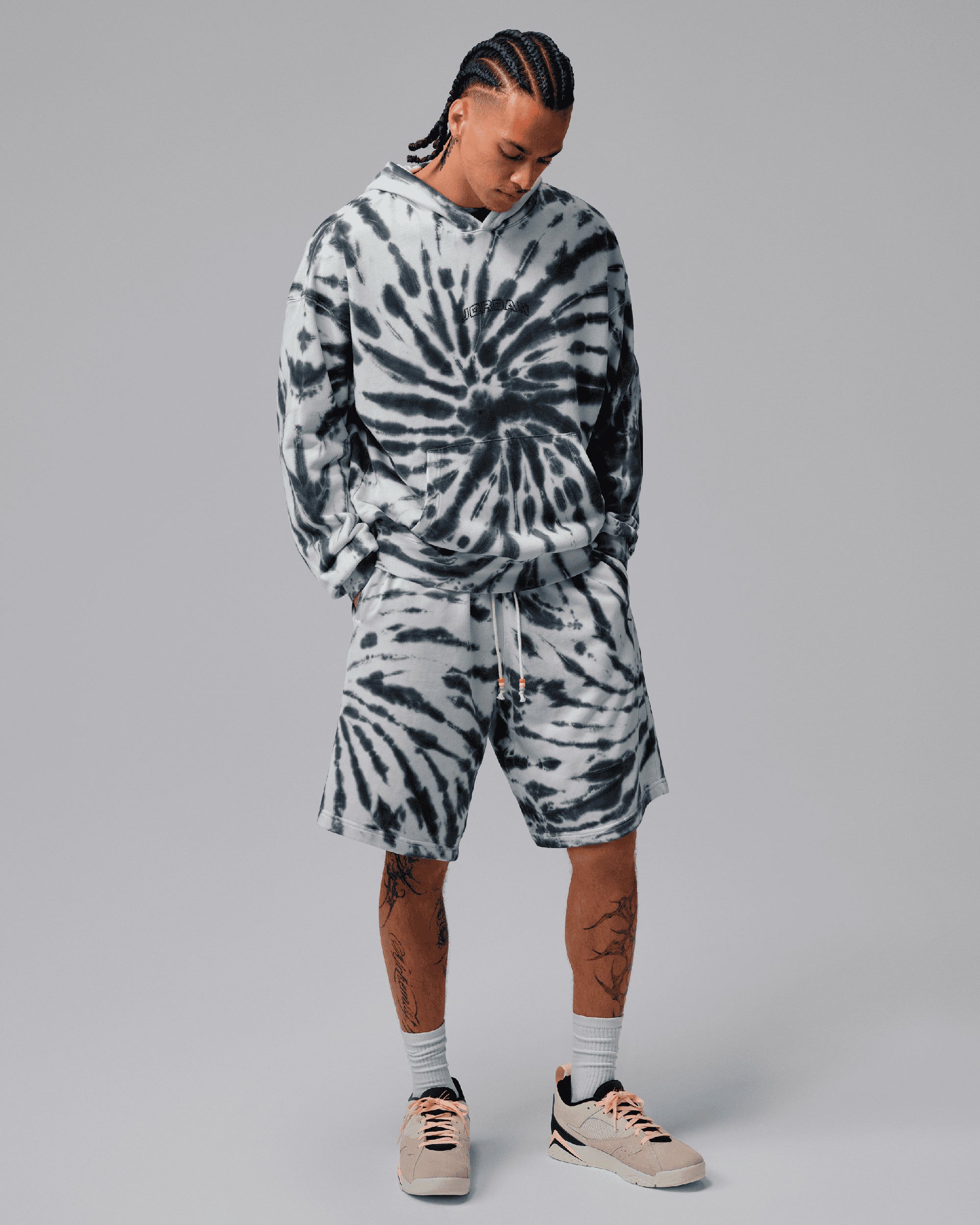 Sweatshirts Jordan Brooklyn Festival Tie-Dye Relaxed Men's Hoodie - IF1961-133