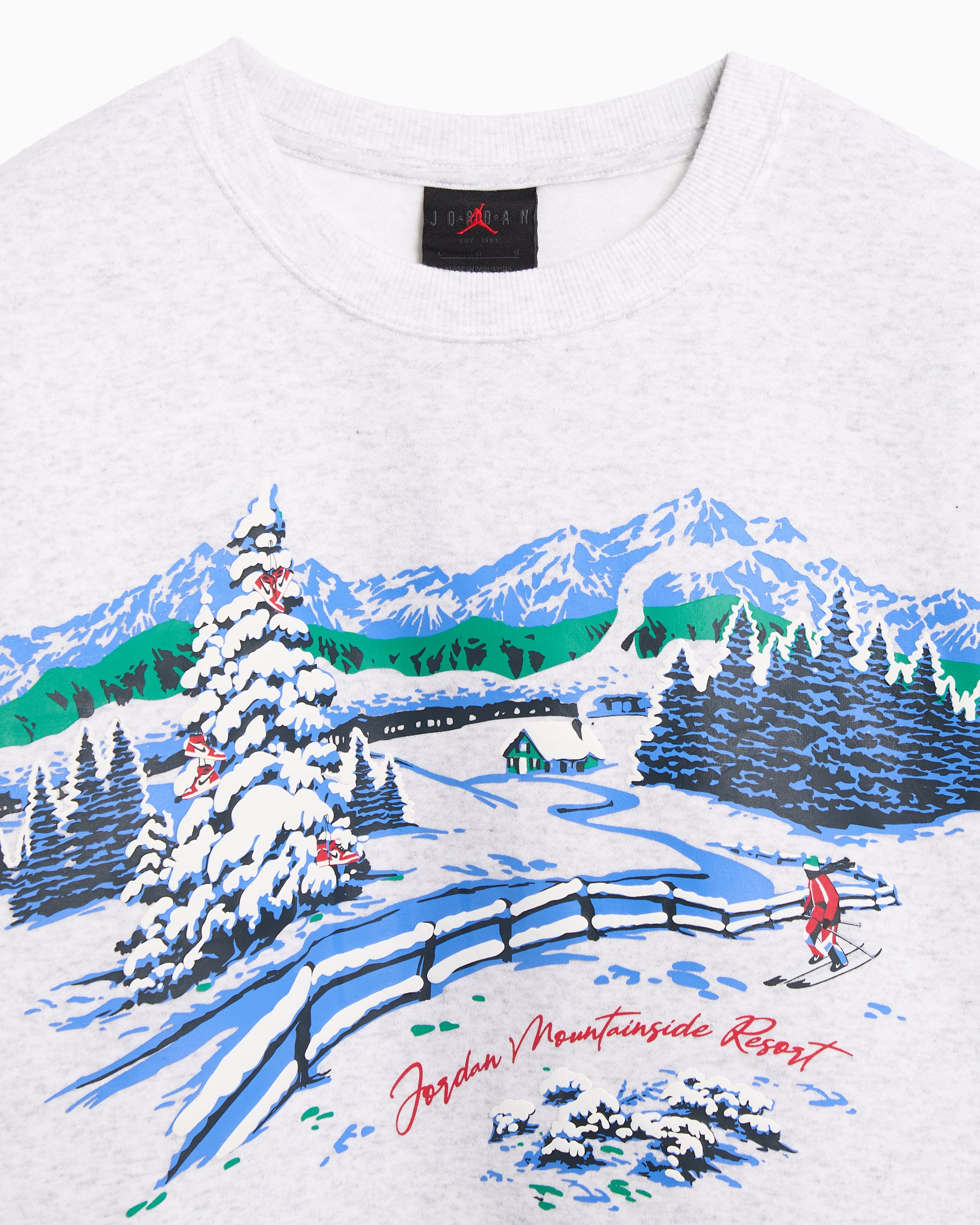 Sweatshirts Jordan Brooklyn Winter Wonderland Graphic Relaxed Women's Sweatshirt - HV3340-051