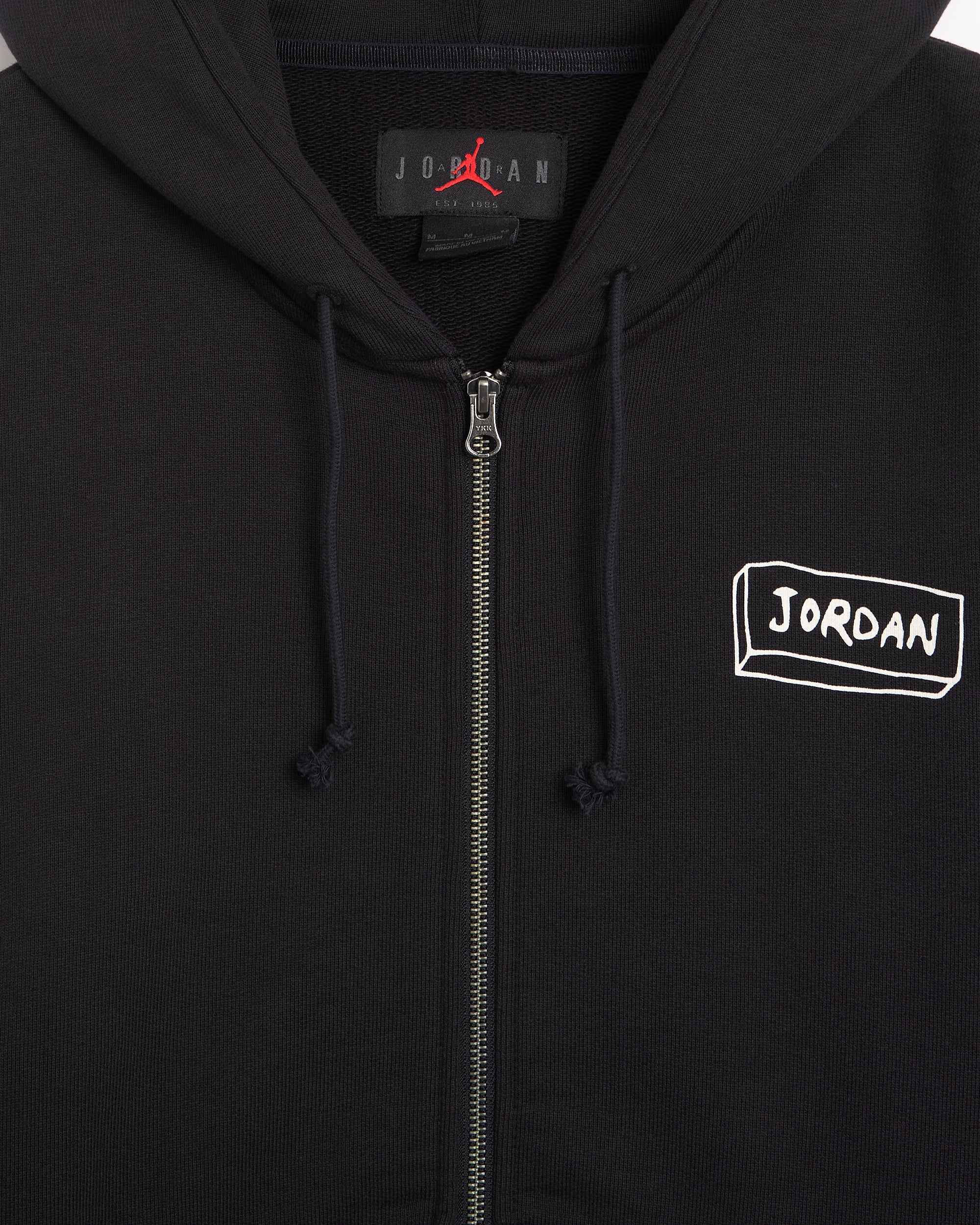 Sweatshirt com fecho com logótipo Relaxed Com capuz Jordan x UNION LA