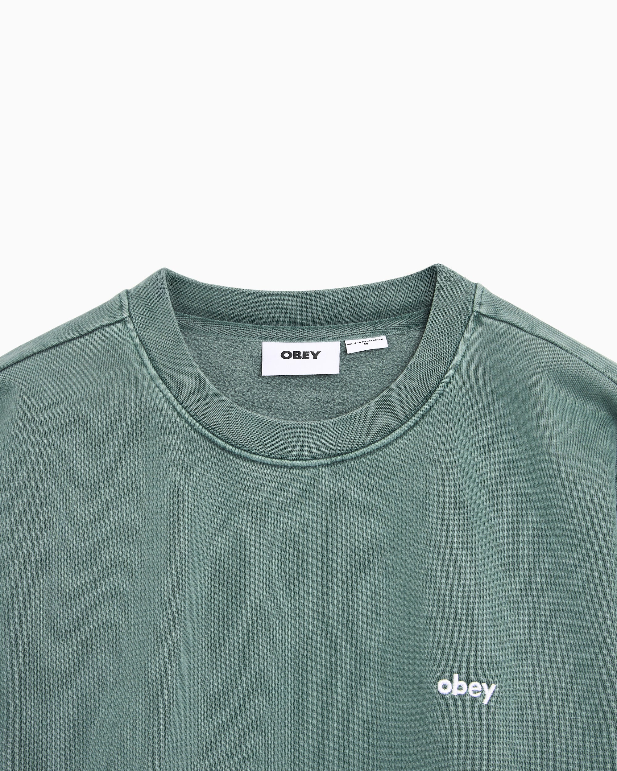 Sweatshirts OBEY Clothing Lowercase Pigment Logo Relaxed Men's Sweatshirt - 112480138-PNE