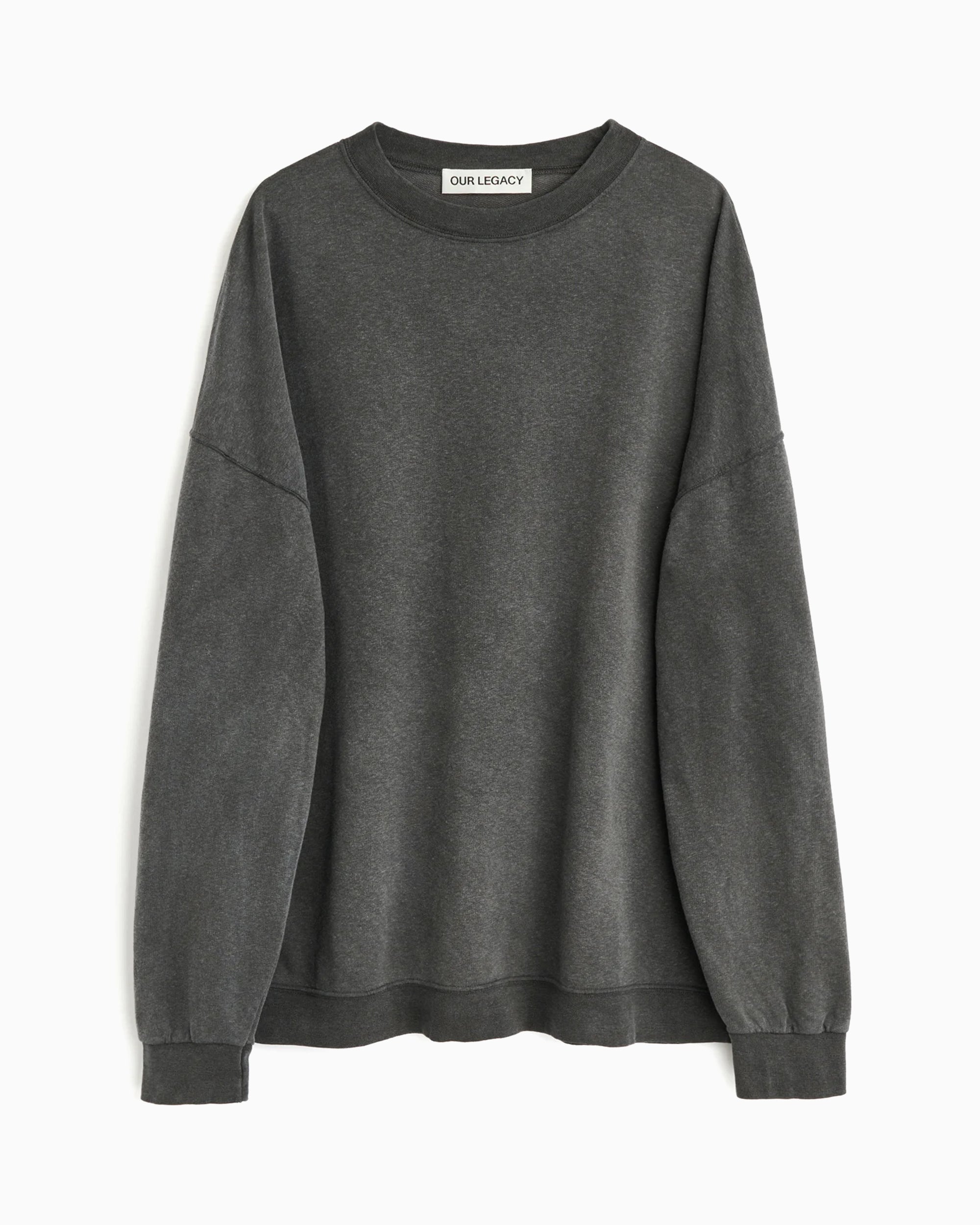 トップス our legacy size44 OUR LEGACY | ULTRA ZIP FUNNEL / JET BLACK ISELS WOOL クロップド