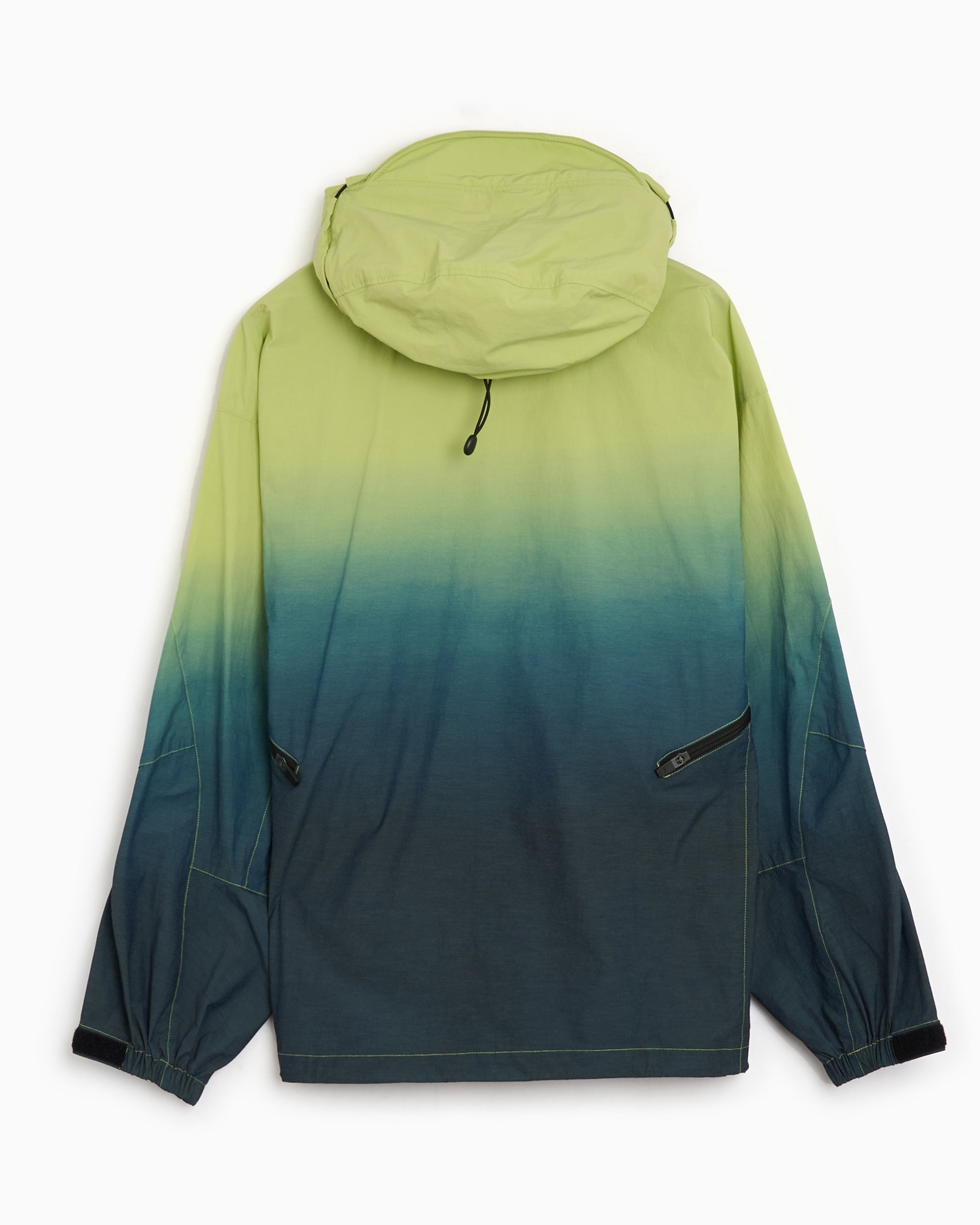 Sweatshirts Poliquant The Breathable Gradient Relaxed Men's Hoodie - 2601015-LIMEBLUE