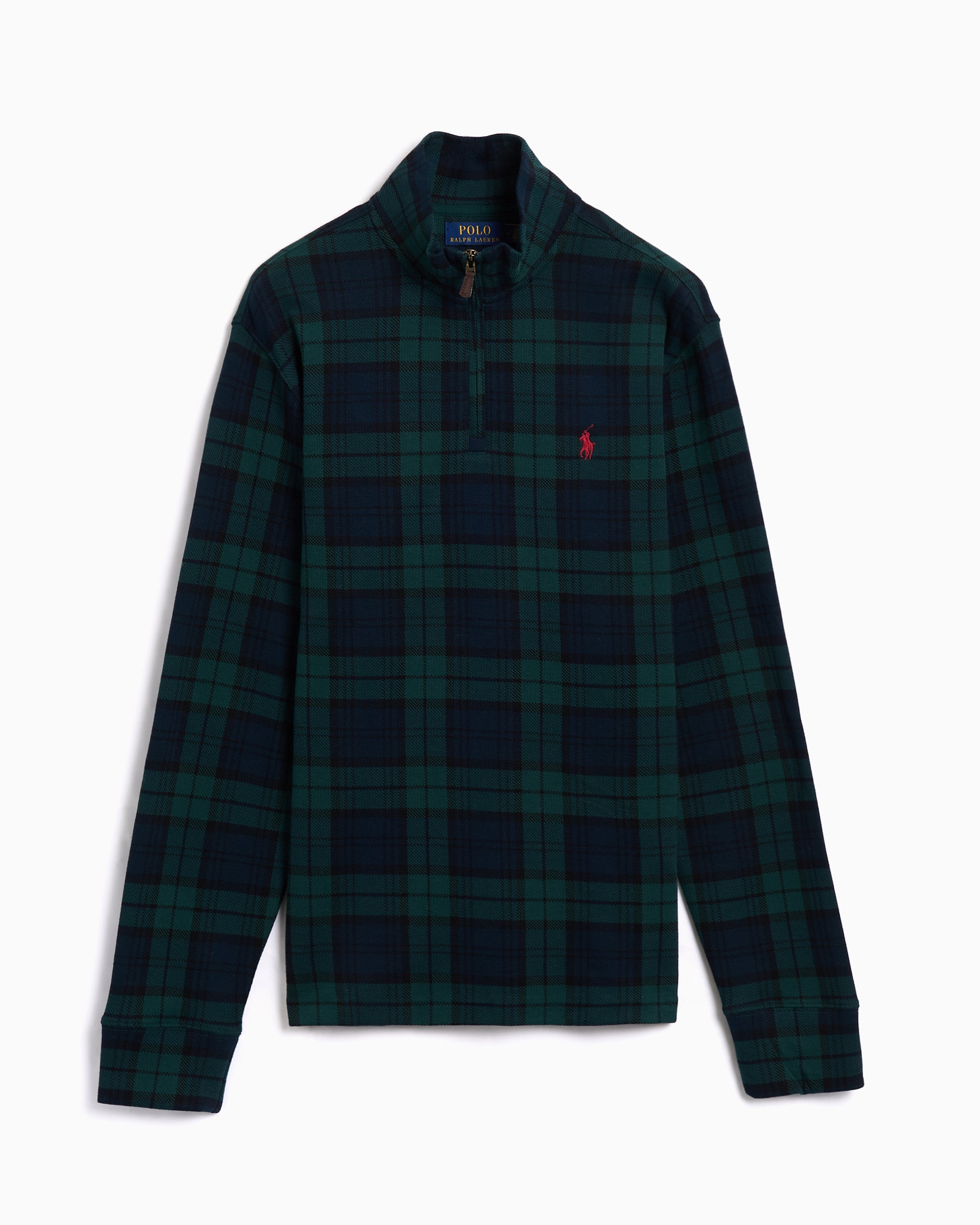 Sweatshirts Polo Ralph Lauren Jacquard Plaid Men's Half Zip Sweatshirt - 710981459001