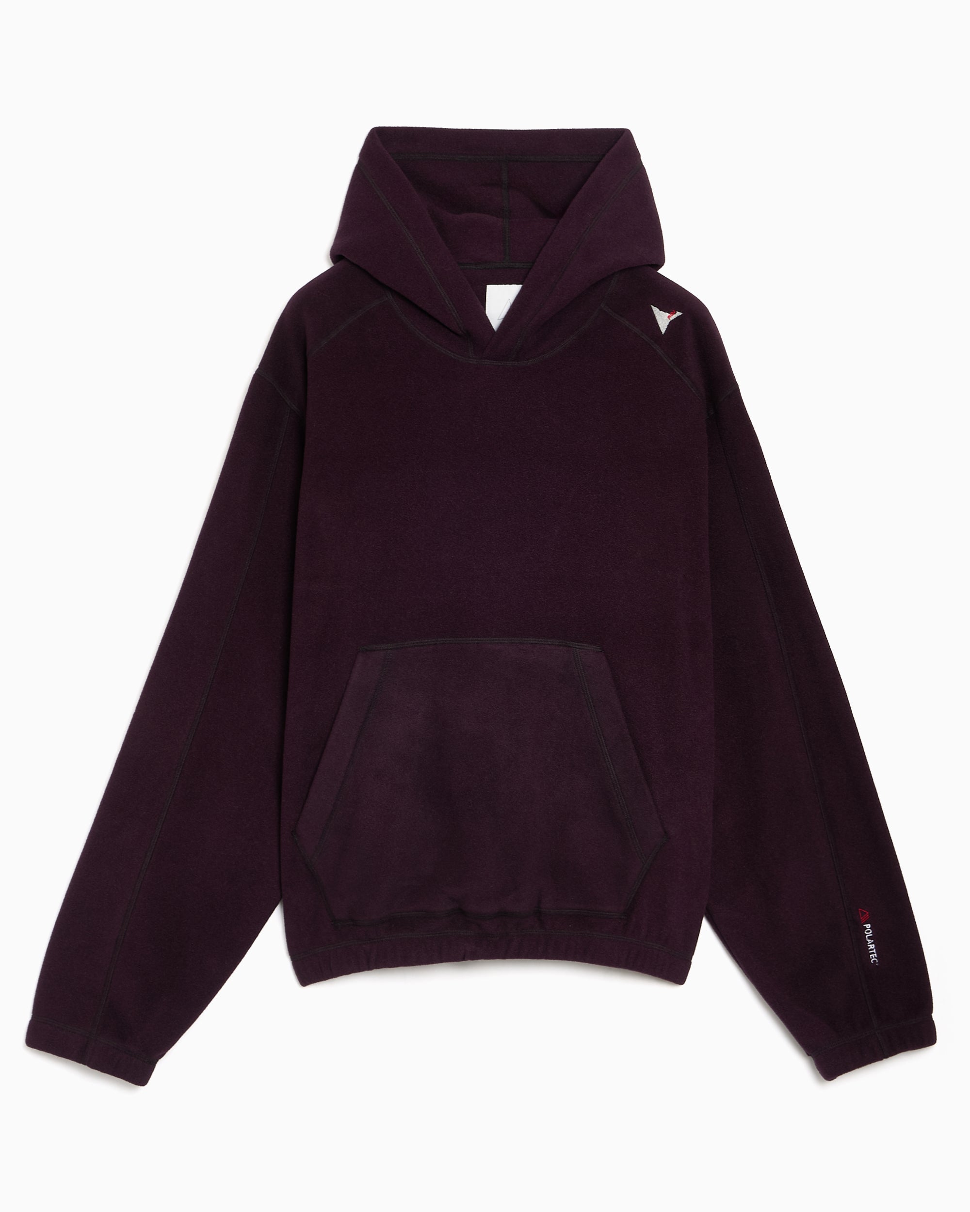 Sweatshirts ROA Drowi Polartec® 100 Series Logo Boxy Men's Hoodie - YBMW011FA11-PLE0001