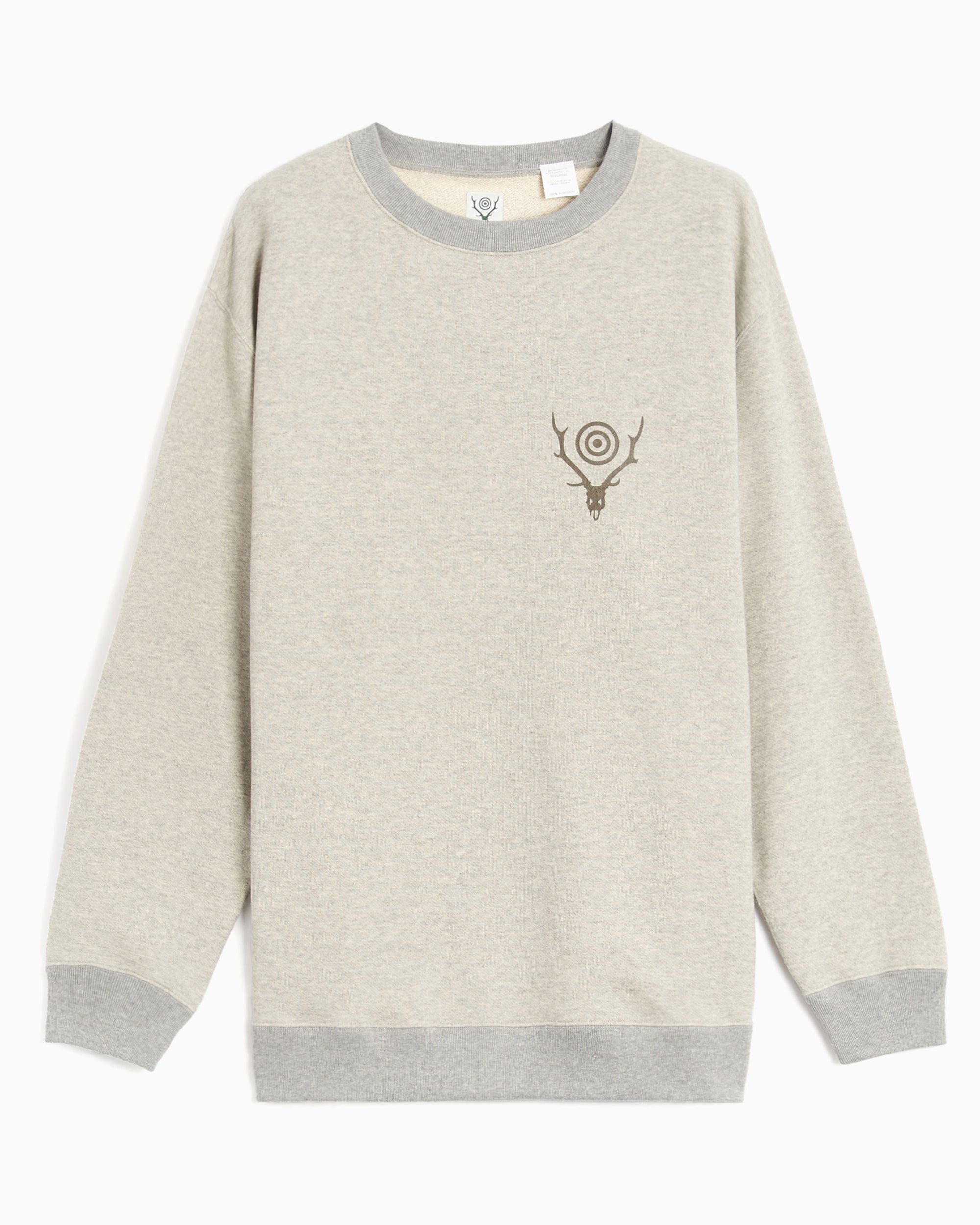 Sweatshirts South2 West8 Men's Sweatshirt Men's Sweatshirt - NS839-A-Grey