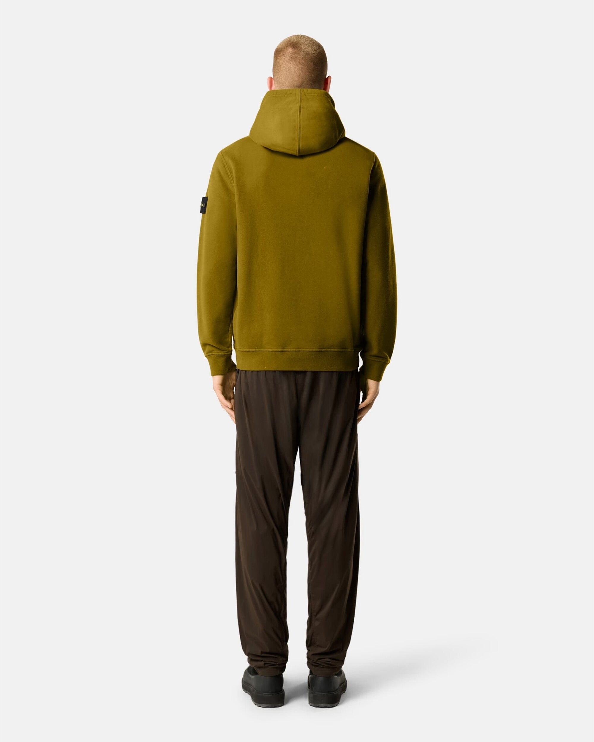 Sweatshirts Stone Island Brushed Fleece Men's Hoodie - L2S156100048-V005R