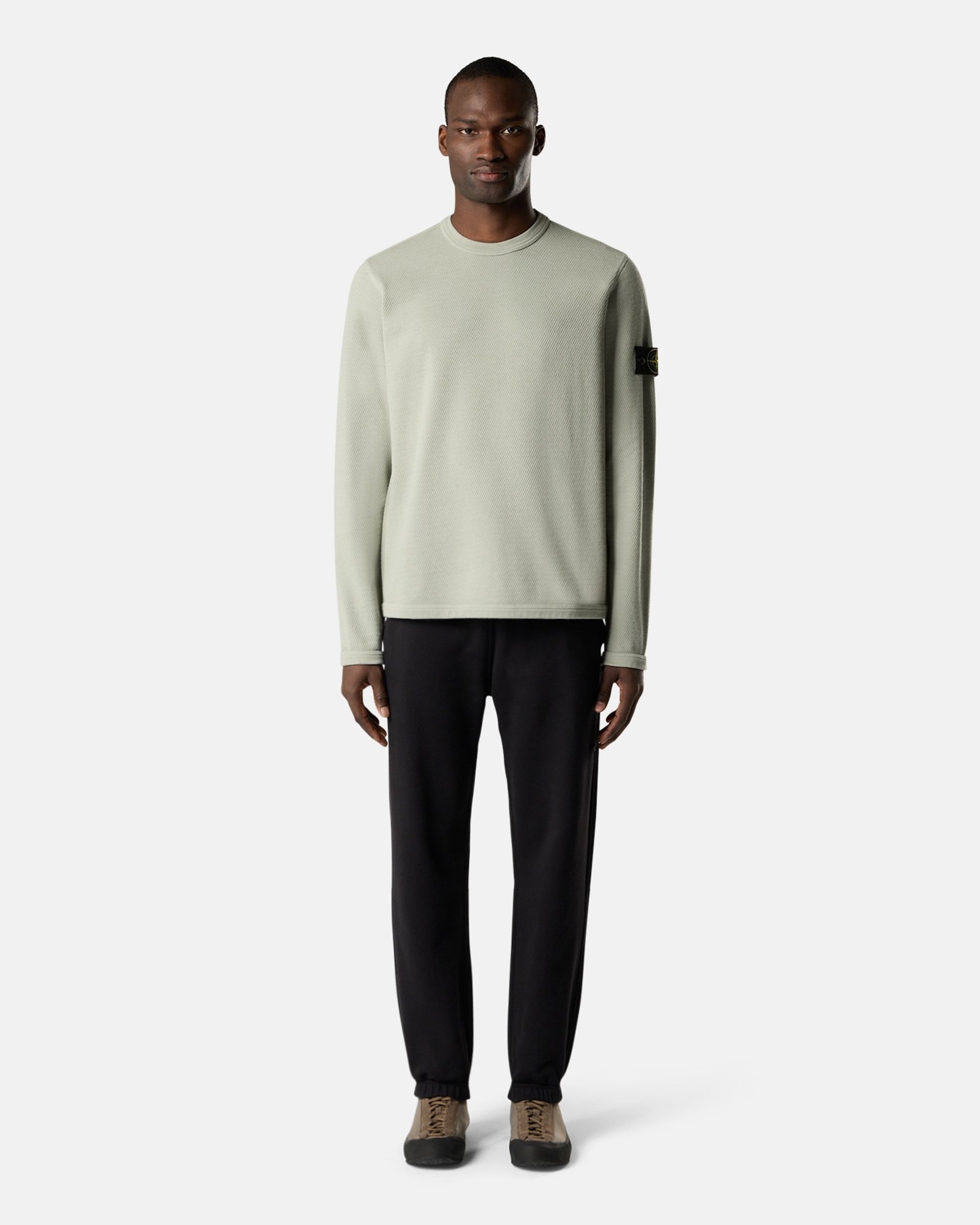 Sweatshirts Stone Island Mesh Stitch Men's Sweatshirt - L1S156100011-V0055