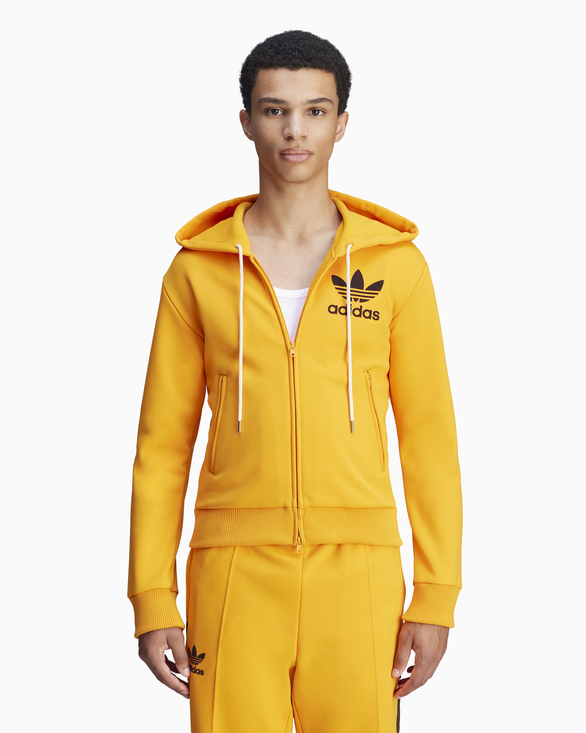 Sweatshirts X Wales Bonner adidas Originals x Wales Bonner Men's Track Hoodie Men's Zip-Up Sweatshirt - JJ2938