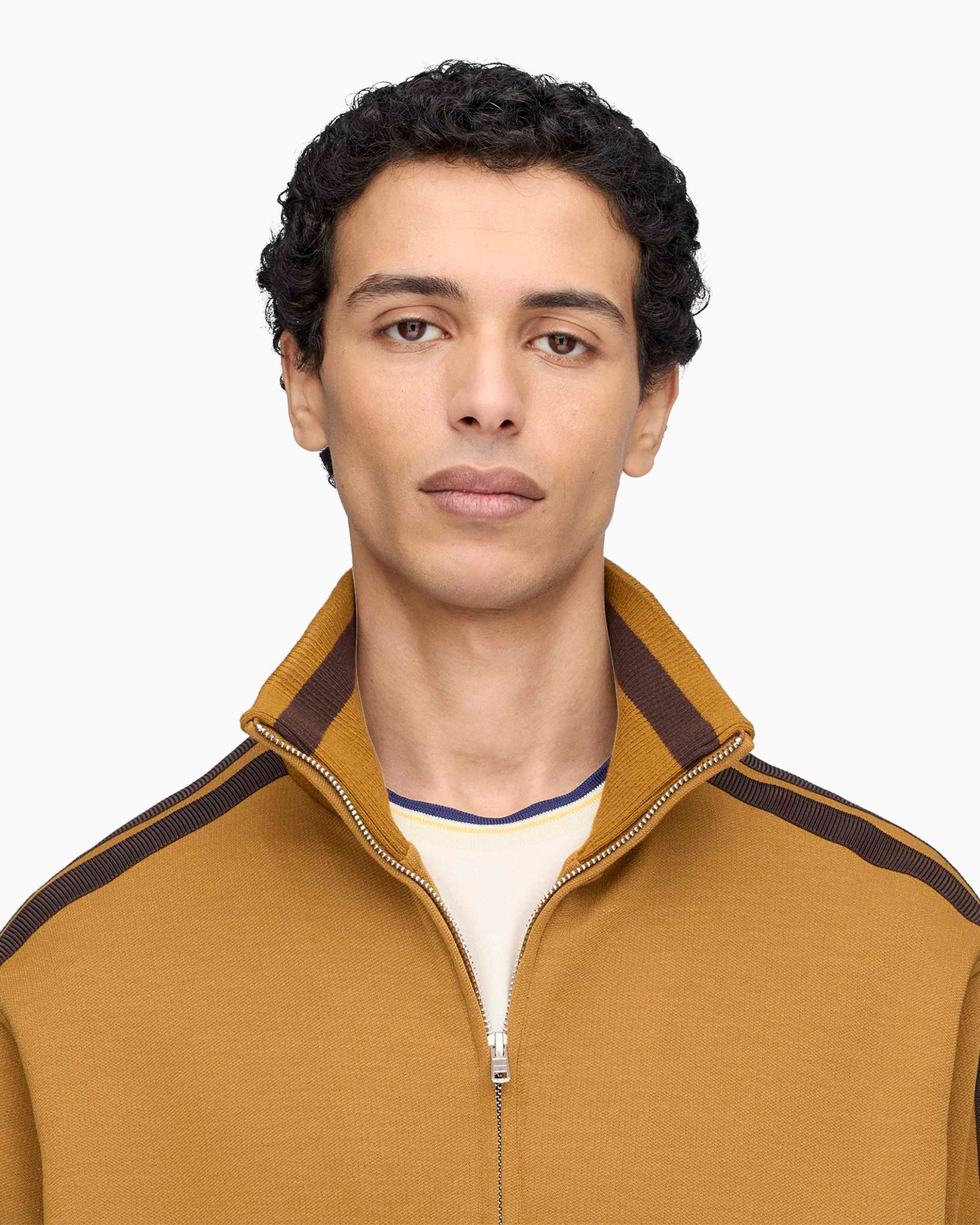 Sweatshirt com fecho com logótipo Y-3 x Wales Bonner para homem