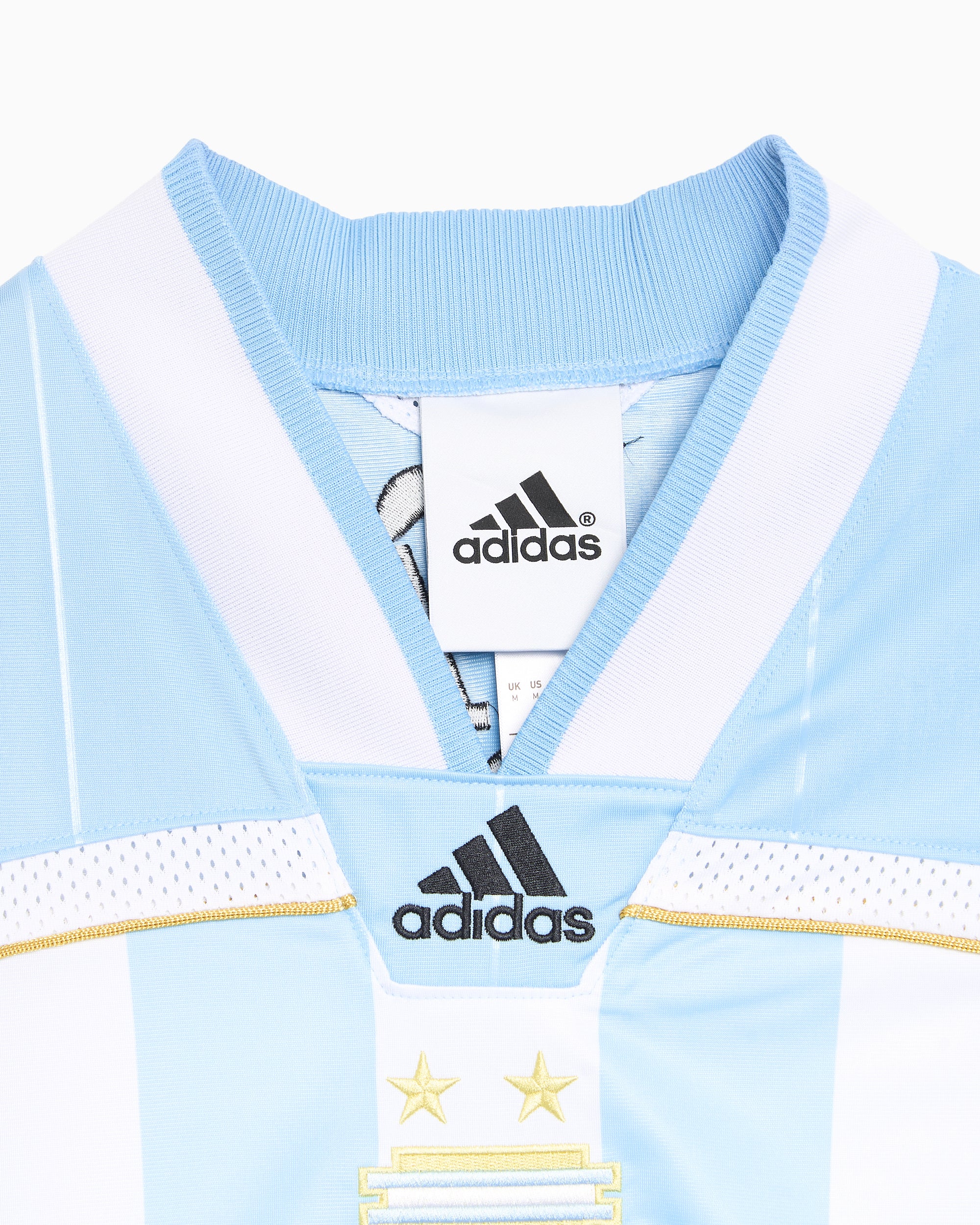 T-Shirts adidas Originals Bringback Remixed "Argentina" Logo Half-Sleeved Relaxed Men's Jersey T-Shirt - KD5982