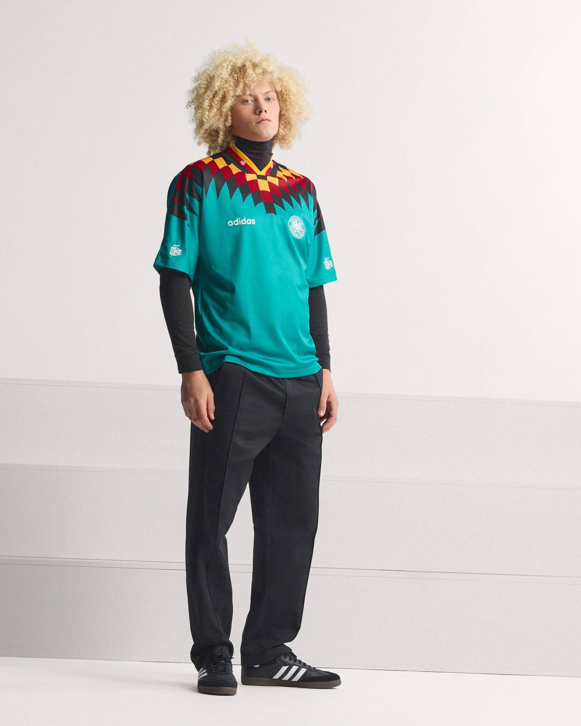 Jersey T-Shirt Relaxed 2ª equipamento adidas Originals Germany 1994 Fo