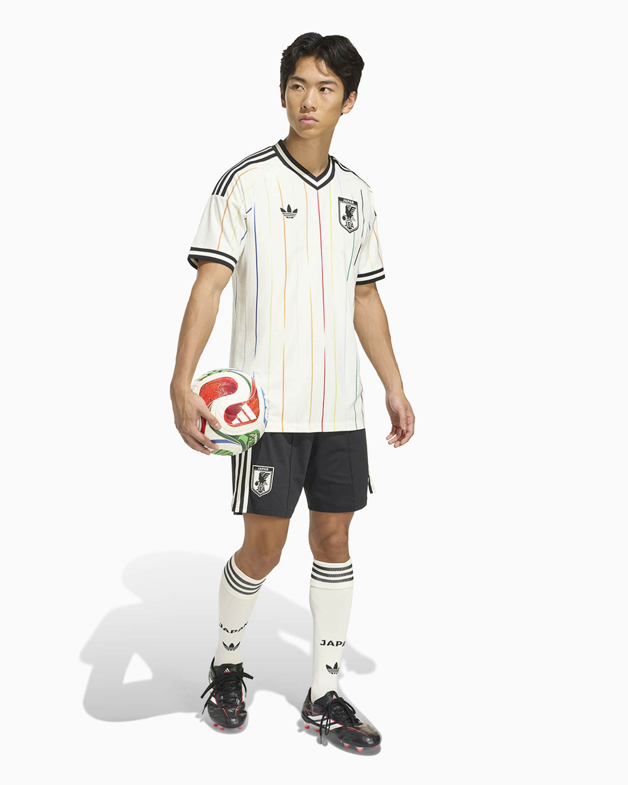 T-Shirts adidas Originals Japan Football Logo Visitor 2026 Men's Jersey T-Shirt - KD3348