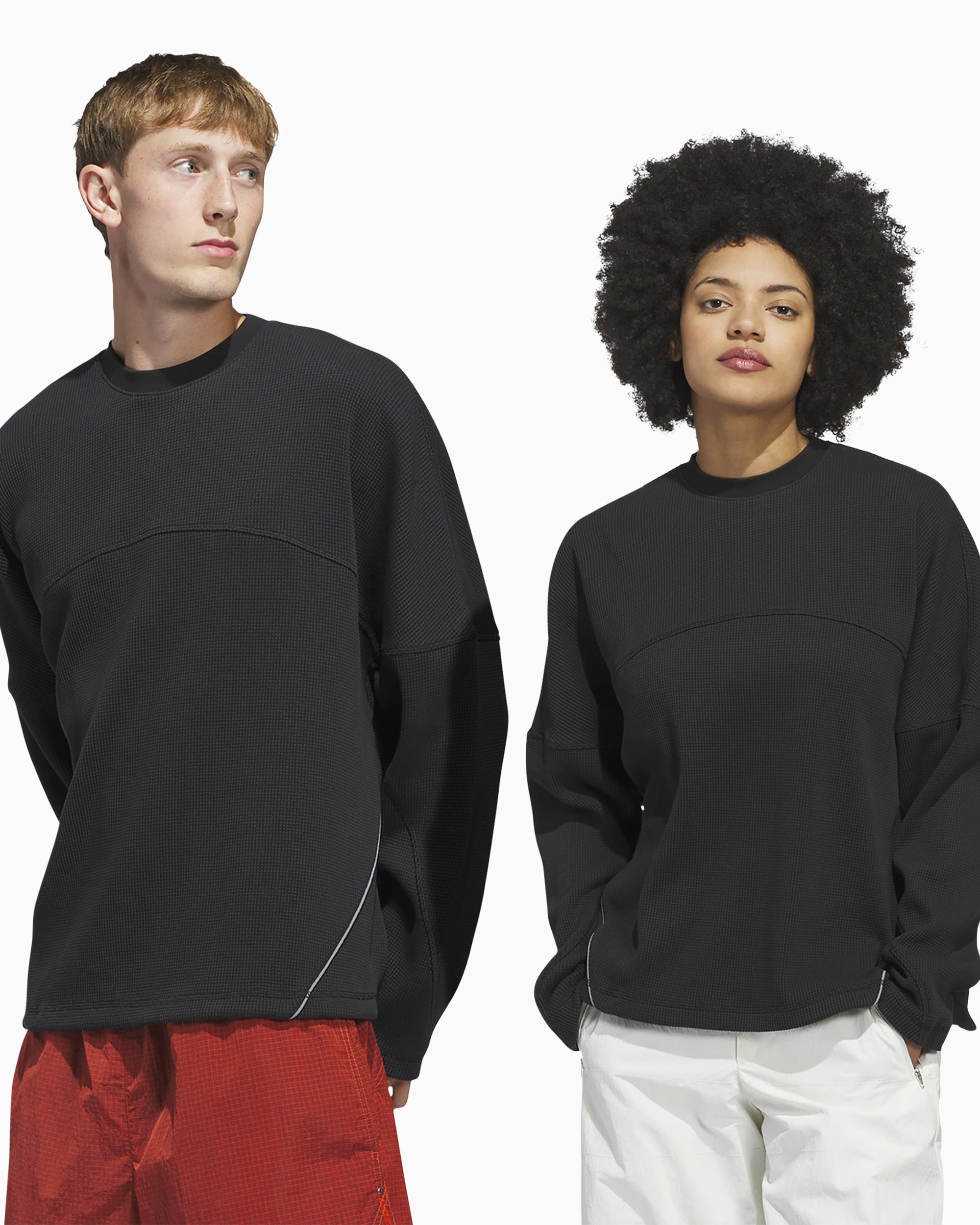 T-Shirts adidas Originals La Cienega Long-Sleeved Relaxed Unisex T-Shirt - KA9335