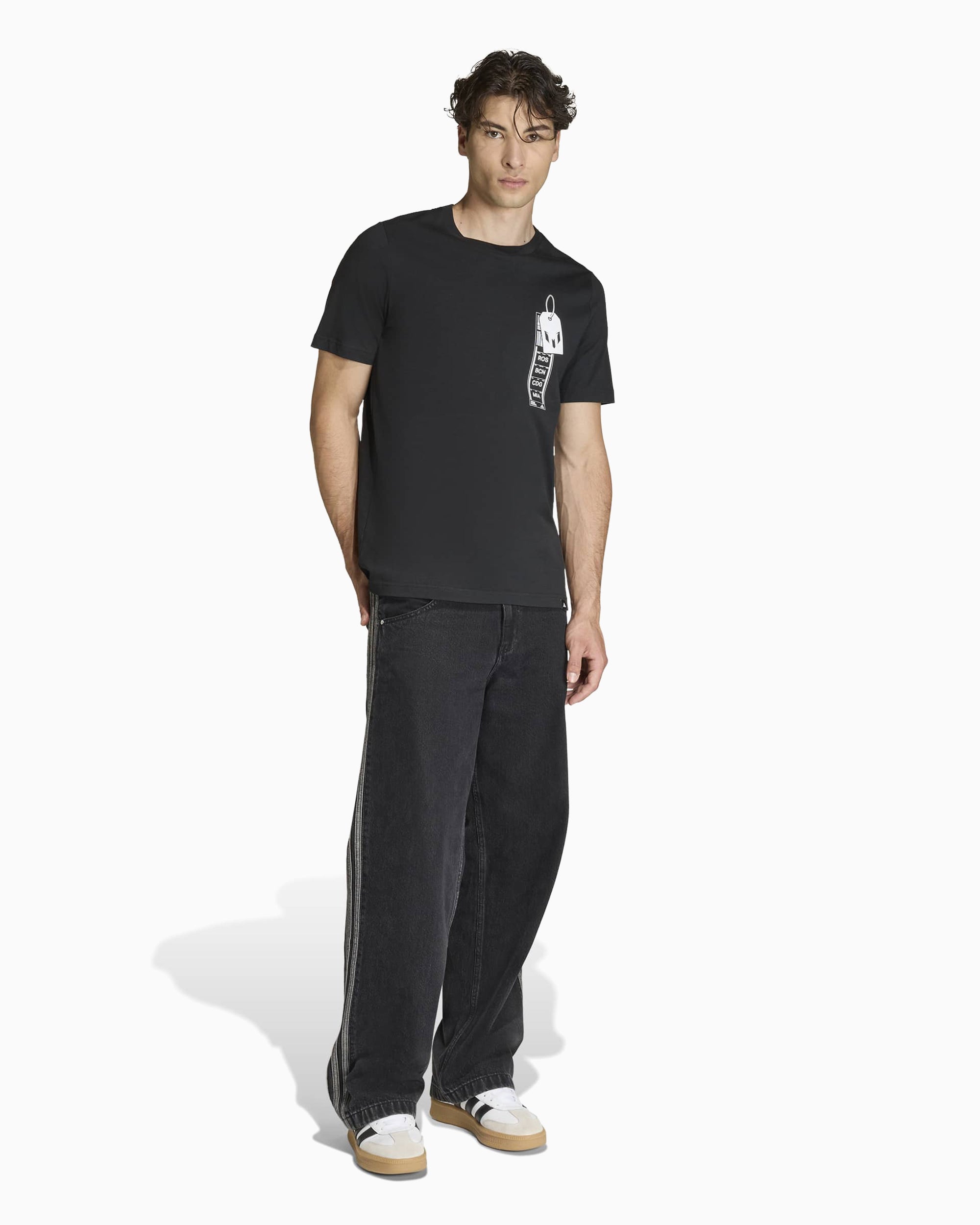 T-Shirts adidas Originals Messi Fun Graphic Men's T-Shirt - KB9489