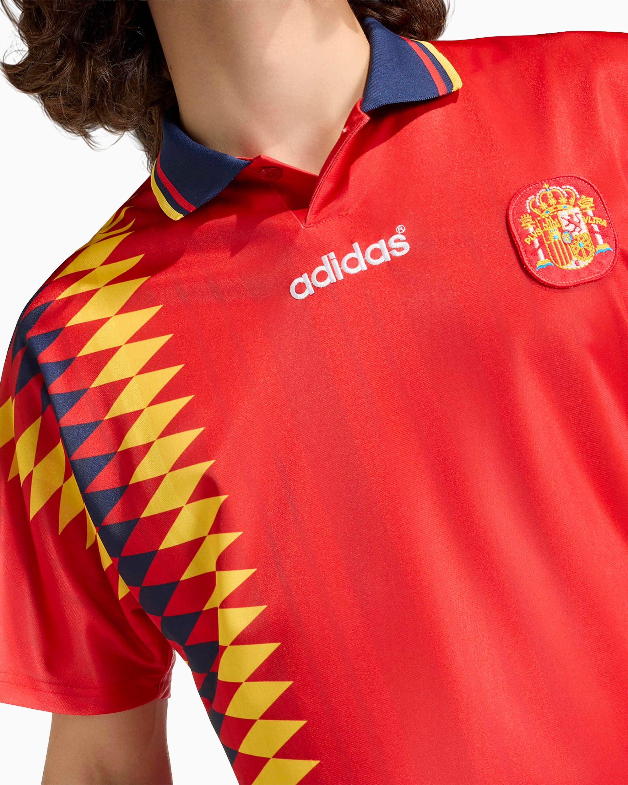 ウェア Spain 1992 93 94 Jersey T-Shirt Relaxed 1ª equipação adidas Originals Spain 1994 Footba