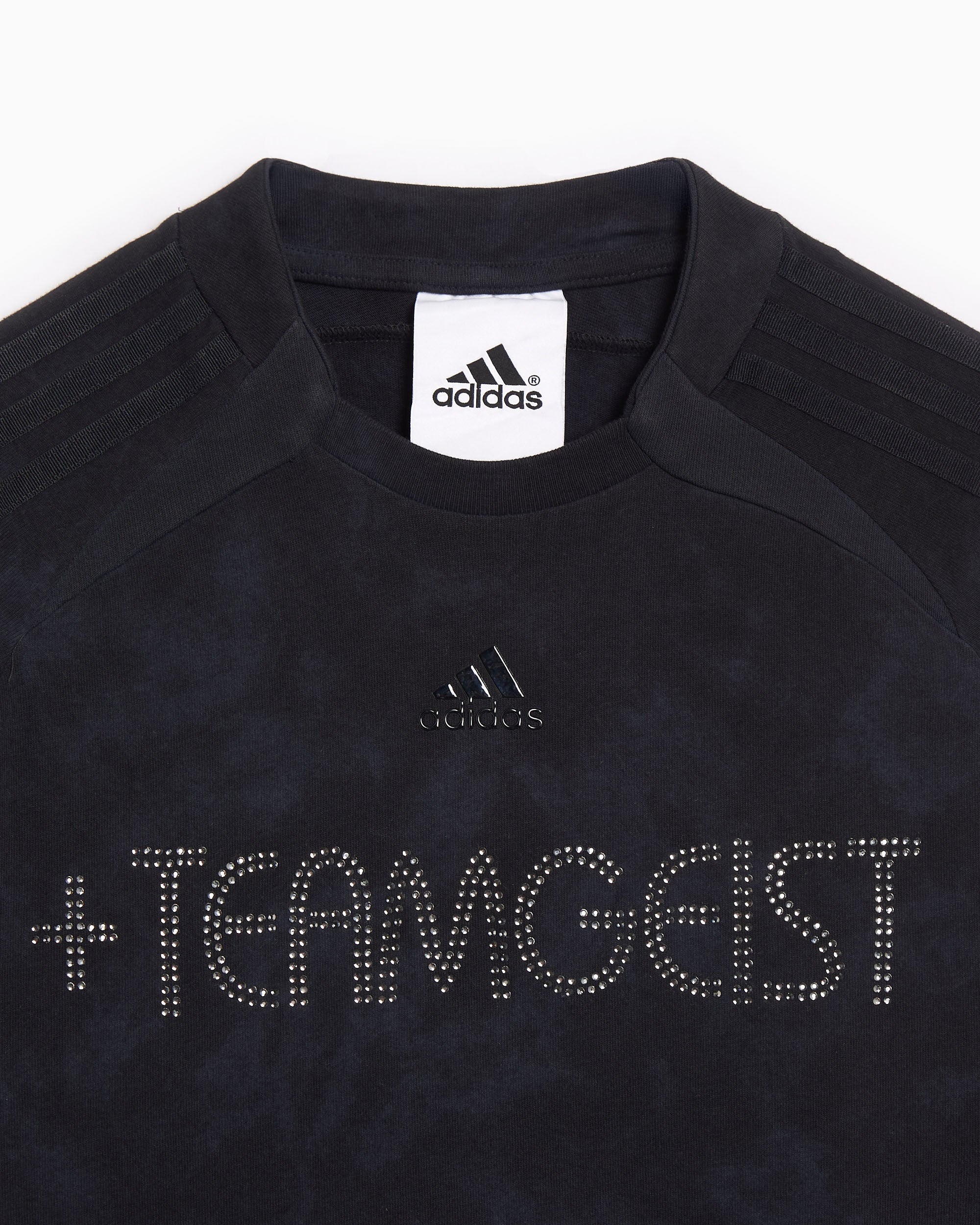 T-Shirts adidas Originals Teamgeist Rhinestone Logo Oversize Women's T-Shirt - KF3113